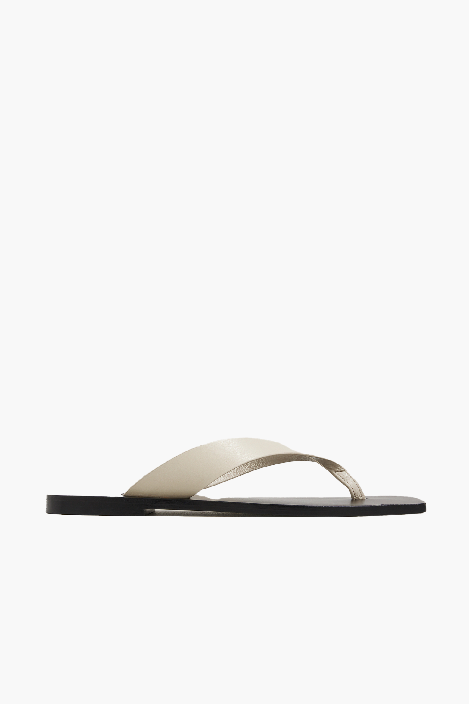 A.EMERY KINTO SANDAL IN EGGSHELL/BLACK | THE NEW TREND