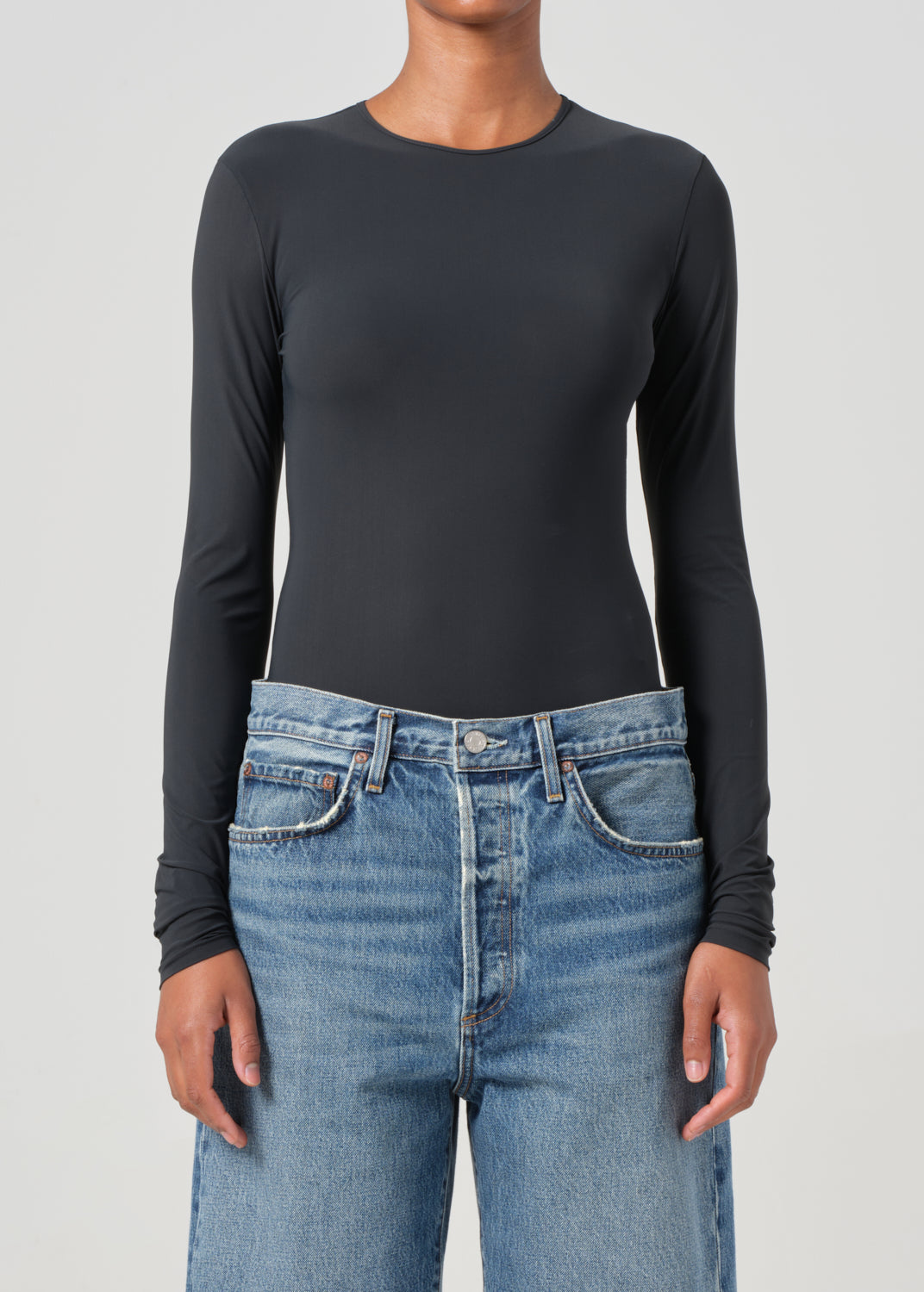 AGOLDE AURA LONG SLEEVE BODYSUIT | THE NEW TREND