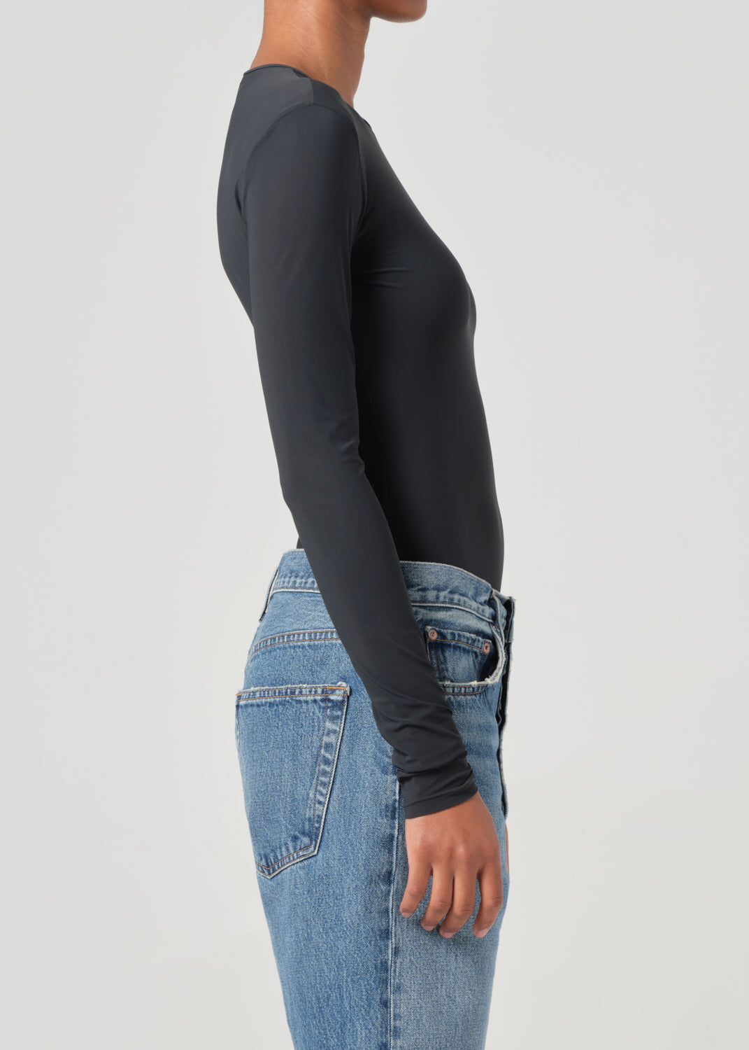 AGOLDE AURA LONG SLEEVE BODYSUIT | THE NEW TREND