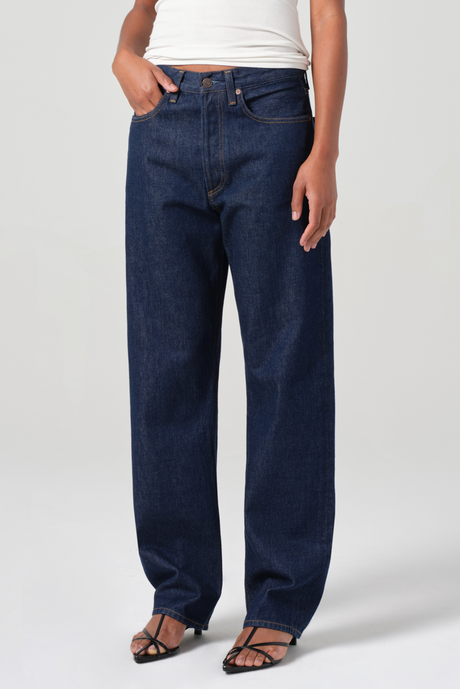 AGOLDE KELLY JEAN IN RINSE | THE NEW TREND