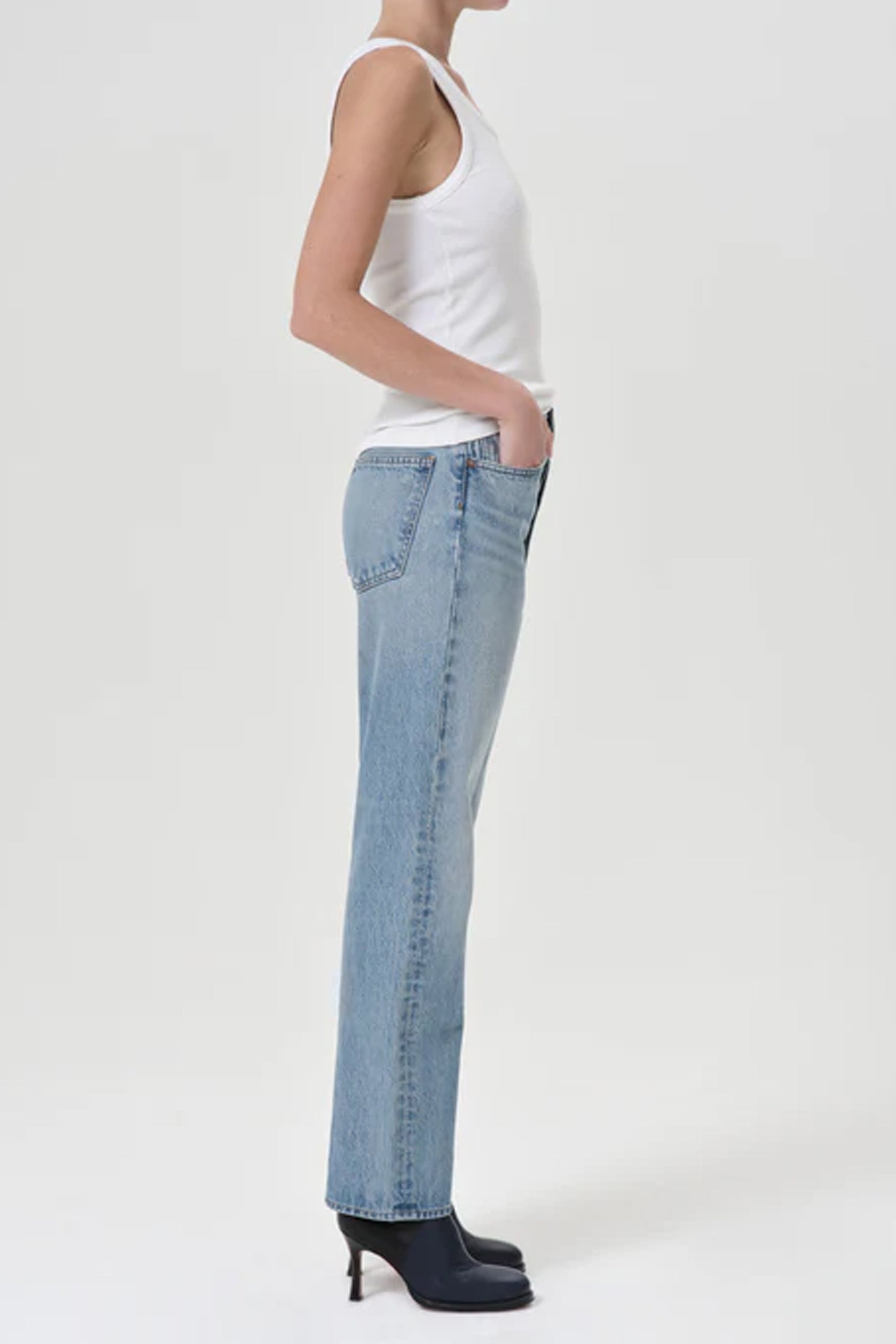 Agolde 90's Pinch Waist Jean in Infinite available at The New Trend Australia