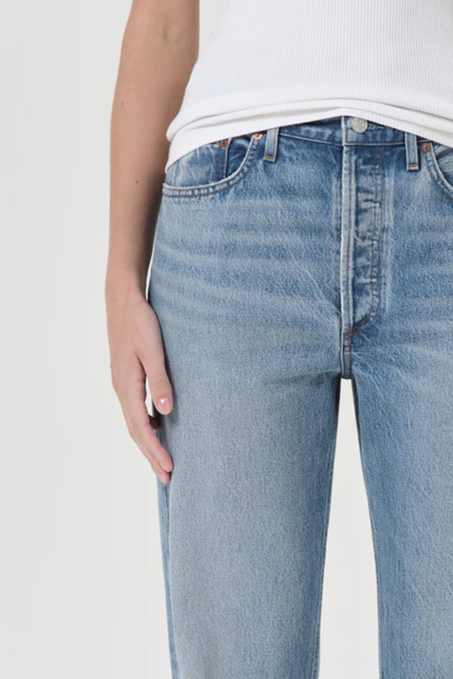 Agolde 90's Pinch Waist Jean in Infinite available at The New Trend Australia