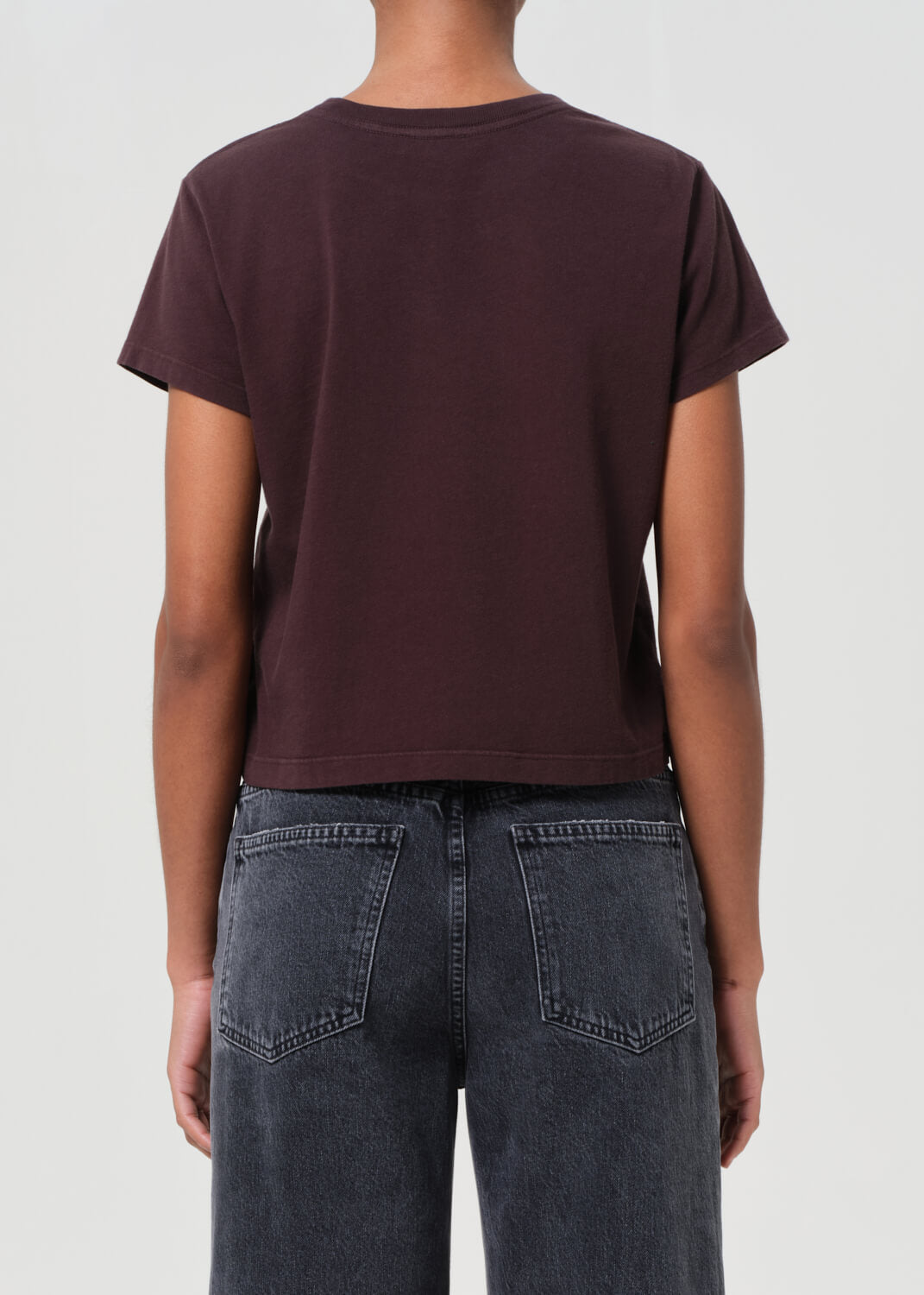 AGODLE ADINE SHRUNKEN TEE IN ROOT | THE NEW TREND