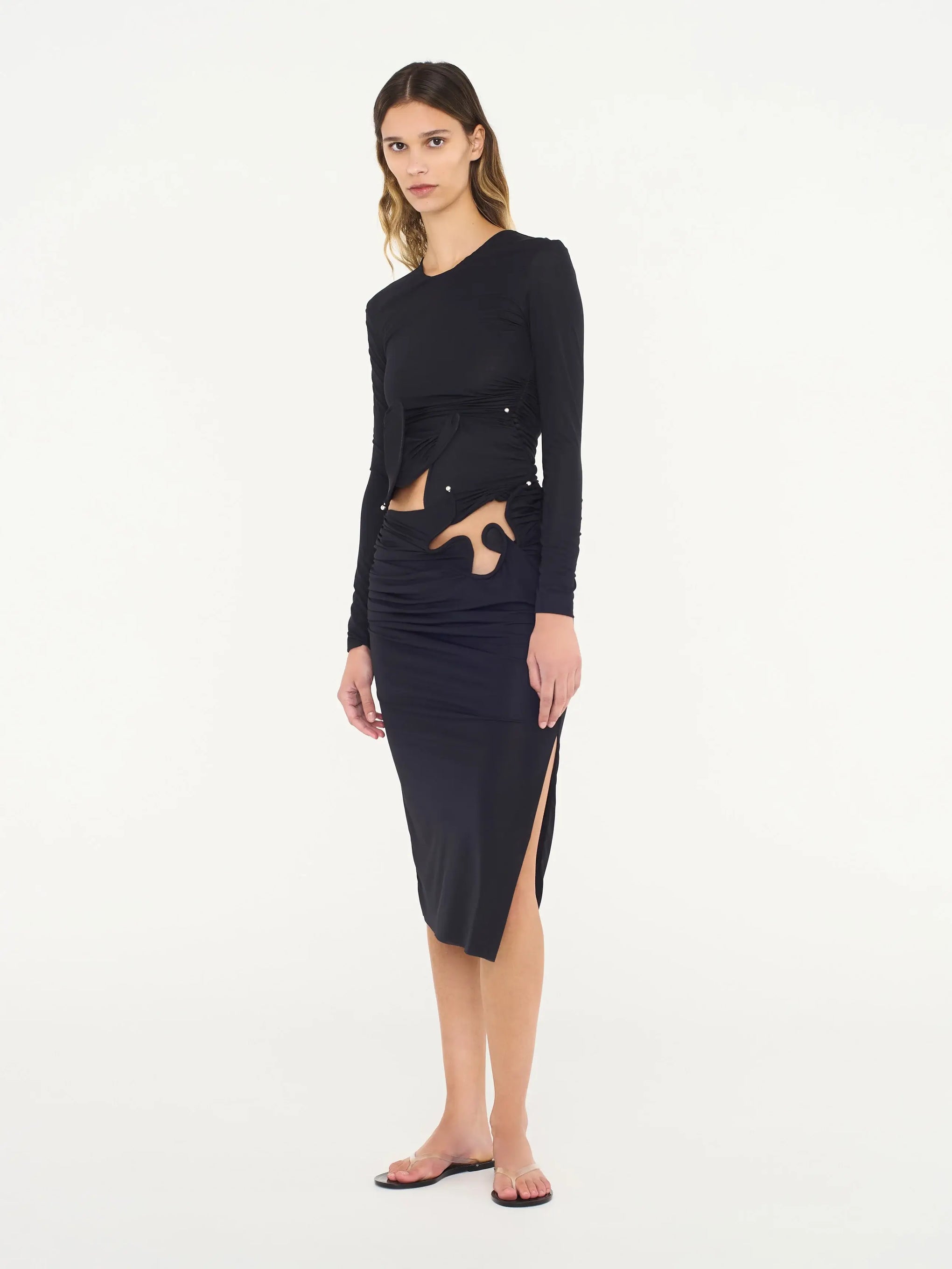 CHRISTOPHER ESBER VENUS LOOPED L/S TOP | THE NEW TREND