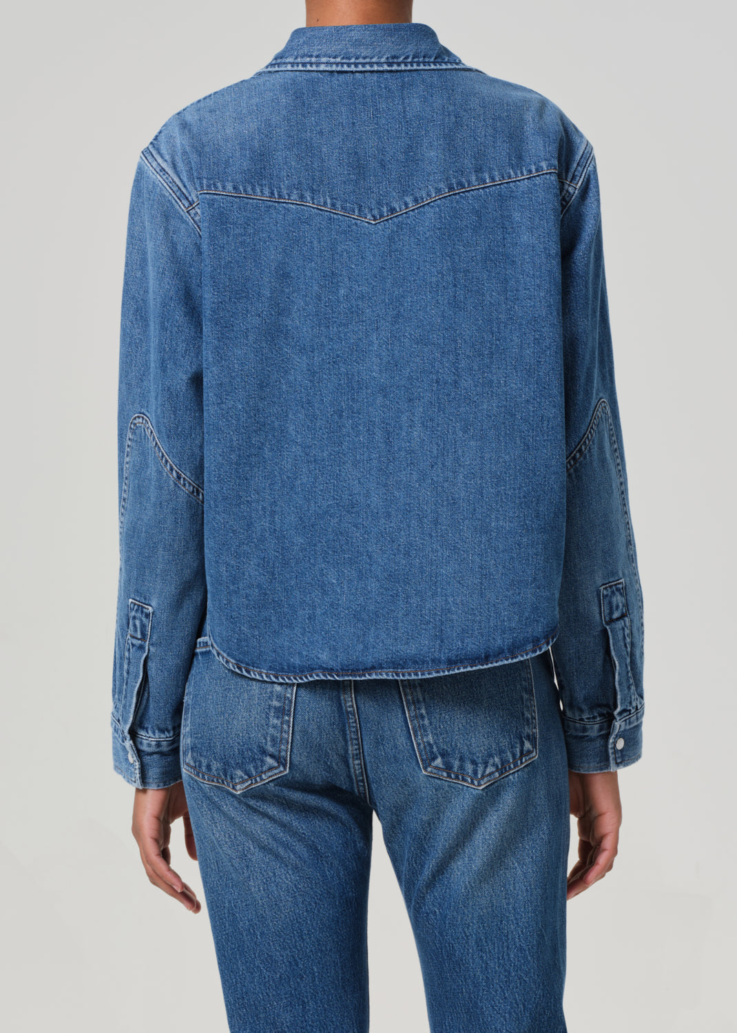 CITIZENS OF HUMANITY CROPPED WESTERN SHIRT | THE NEW TREND