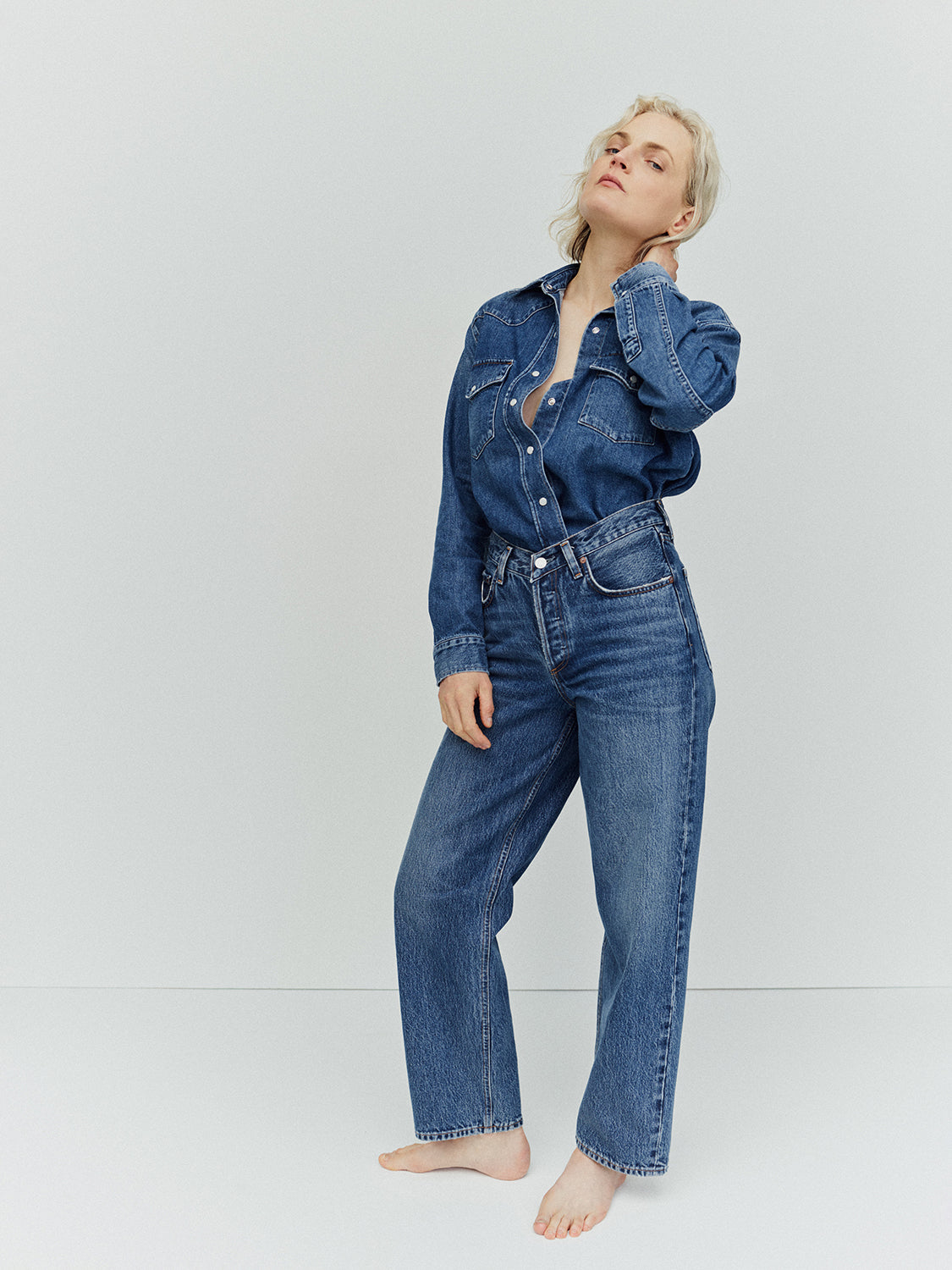 CITIZENS OF HUMANITY CROPPED WESTERN SHIRT | THE NEW TREND
