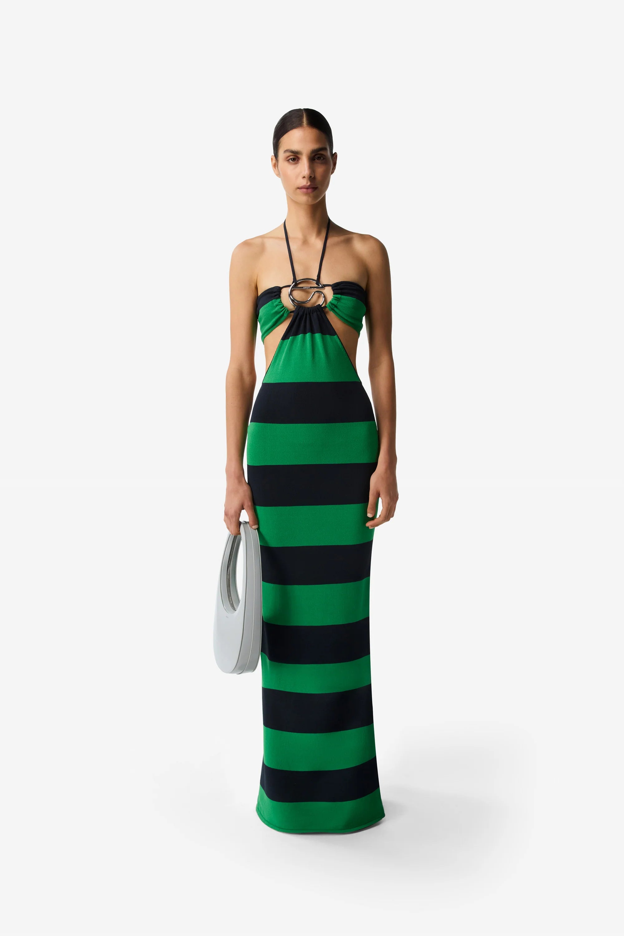 COPERNI KNITTED STRIPED HALTER DRESS | THE NEW TREND
