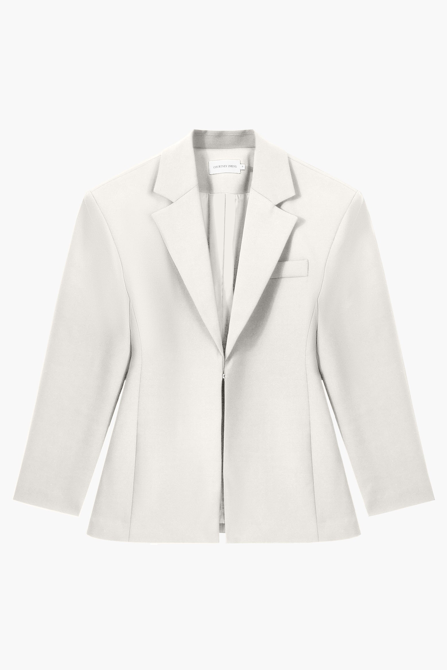 COURTNEY ZHENG SCUBA WOOL BLAZER | THE NEW TREND