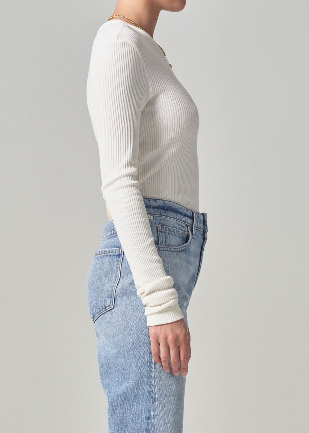 The Citizens of Humanity Bina Crewneck in Pashmina available at The New Trend Australia