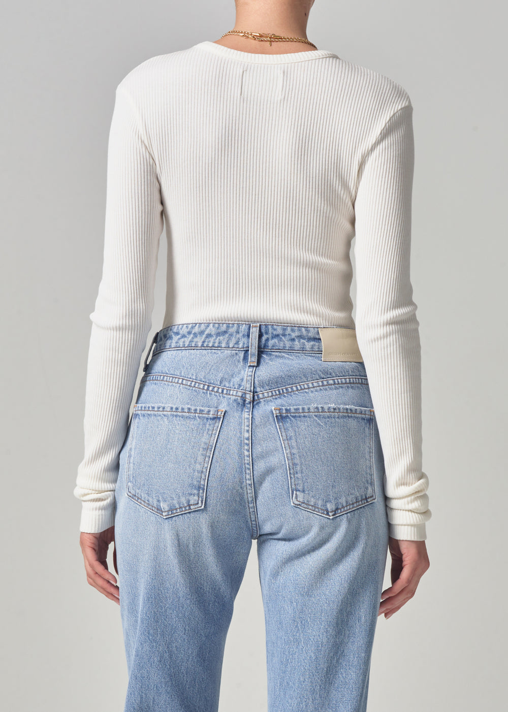 The Citizens of Humanity Bina Crewneck in Pashmina available at The New Trend Australia