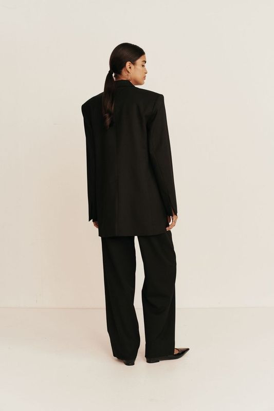 ESSE STUDIOS Tux Double Blazer in Black available at The New Trend Australia