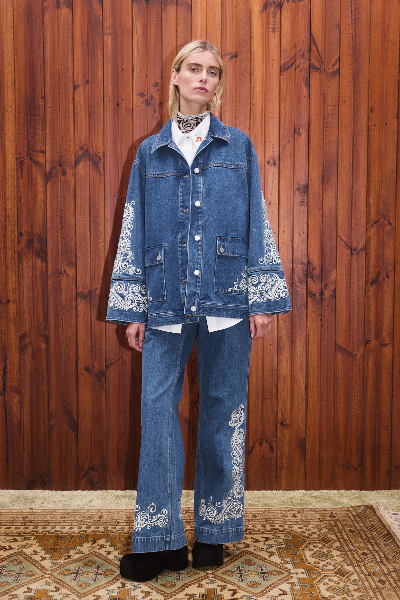 ALÉMAIS JACONES DENIM JACKET IN INDIGO | THE NEW TREND