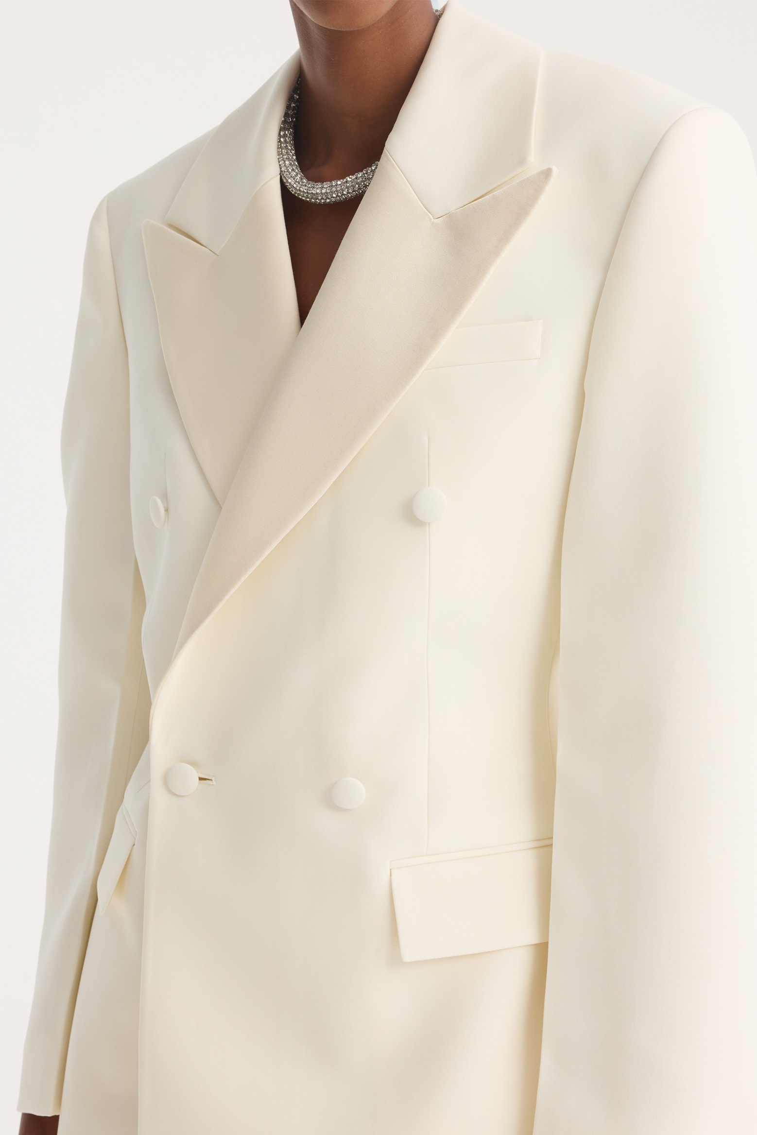 HOURGLASS TUXEDO BLAZER