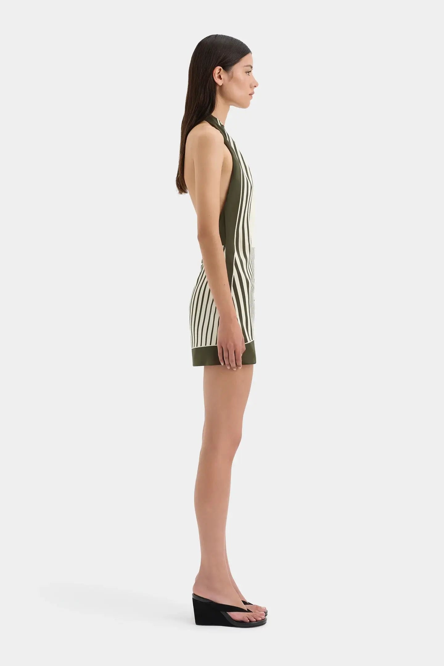 SIR LEILANA MINI DRESS IN GARDEN STRIPE | THE NEW TREND