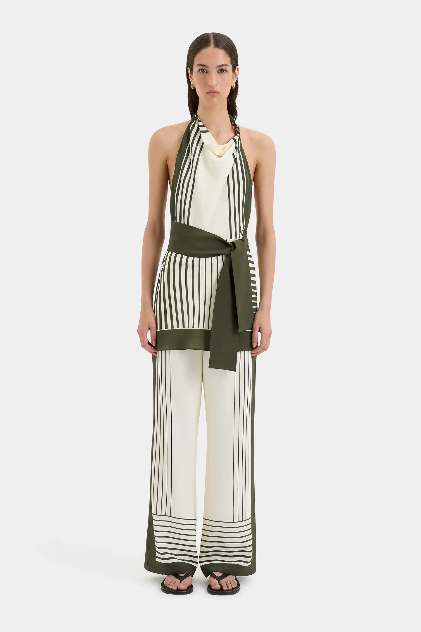 SIR LEILANA MINI DRESS IN GARDEN STRIPE | THE NEW TREND