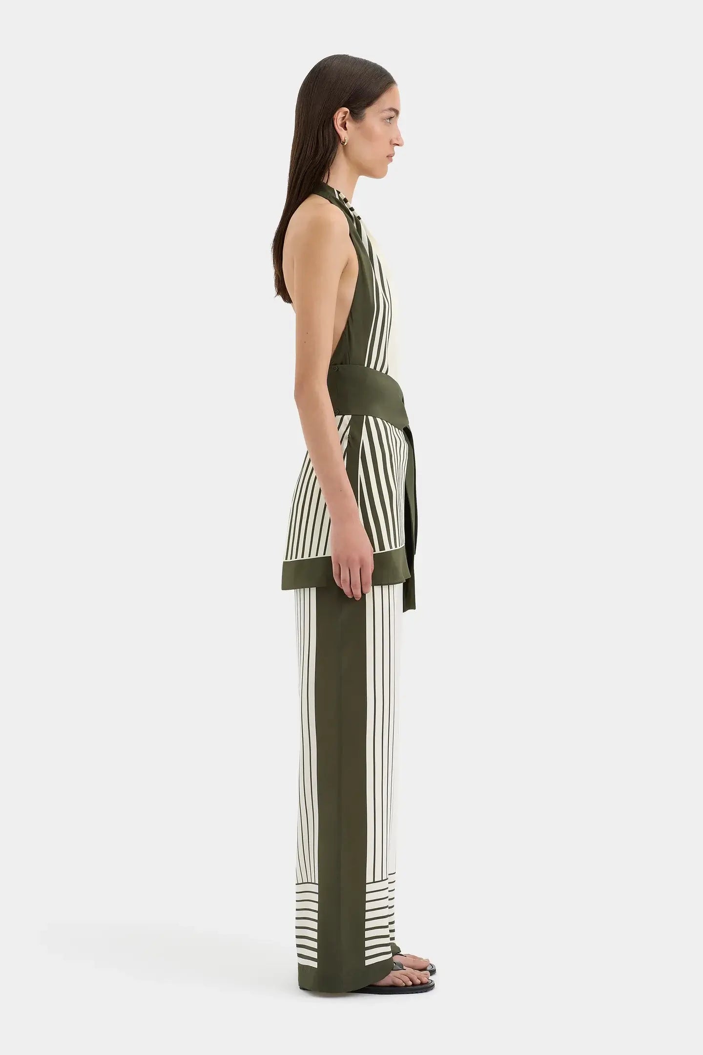 SIR LEILANA MINI DRESS IN GARDEN STRIPE | THE NEW TREND