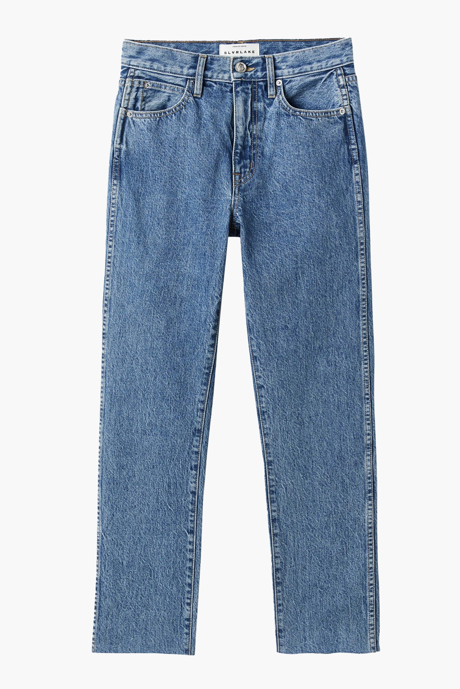 SLVRLAKE Hero High Rise Slim Leg Jean in Pacific from The New Trend