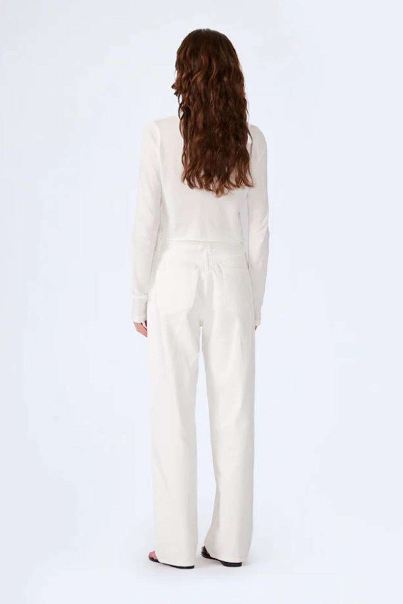The Slvrlake Koko Jean in White available at The New Trend Australia