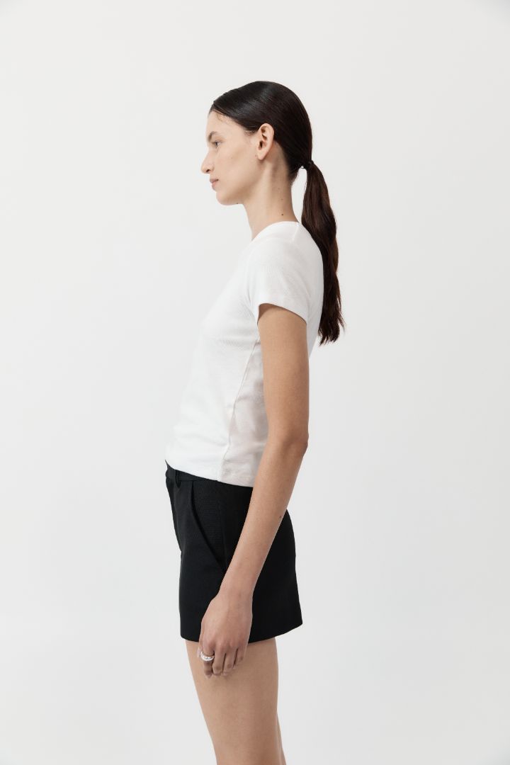ST. AGNI Carter Mini Skirt in Black available at The New Trend Australia