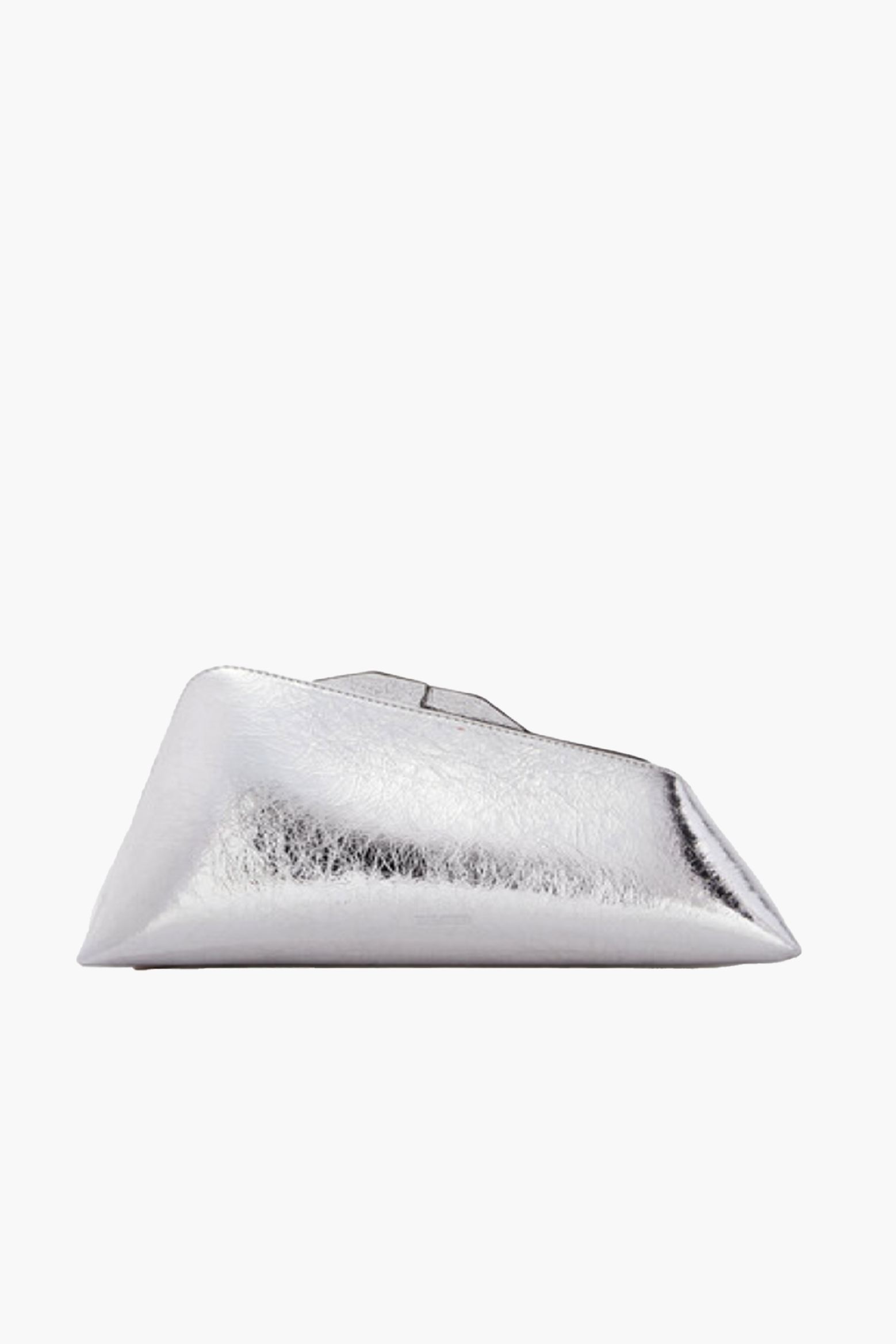 THE ATTICO '8.30 PM' CLUTCH IN SILVER | THE NEW TREND