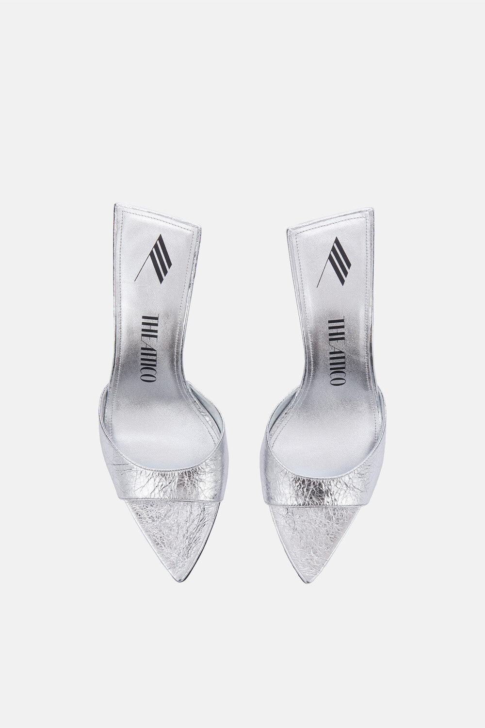 The Attico Bes Mule Silver | The New Trend