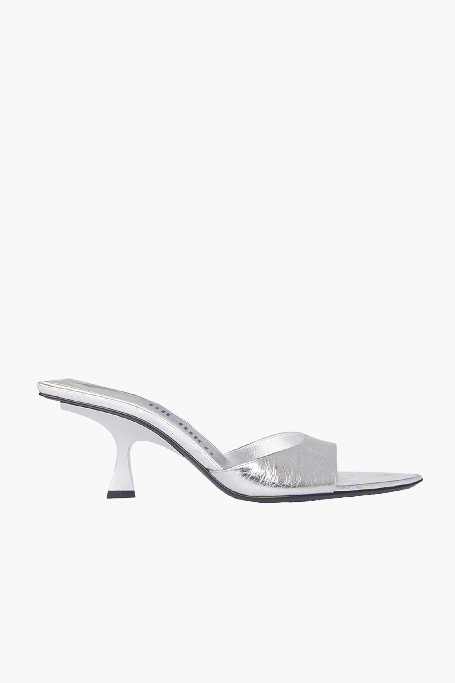 The Attico Bes Mule Silver | The New Trend