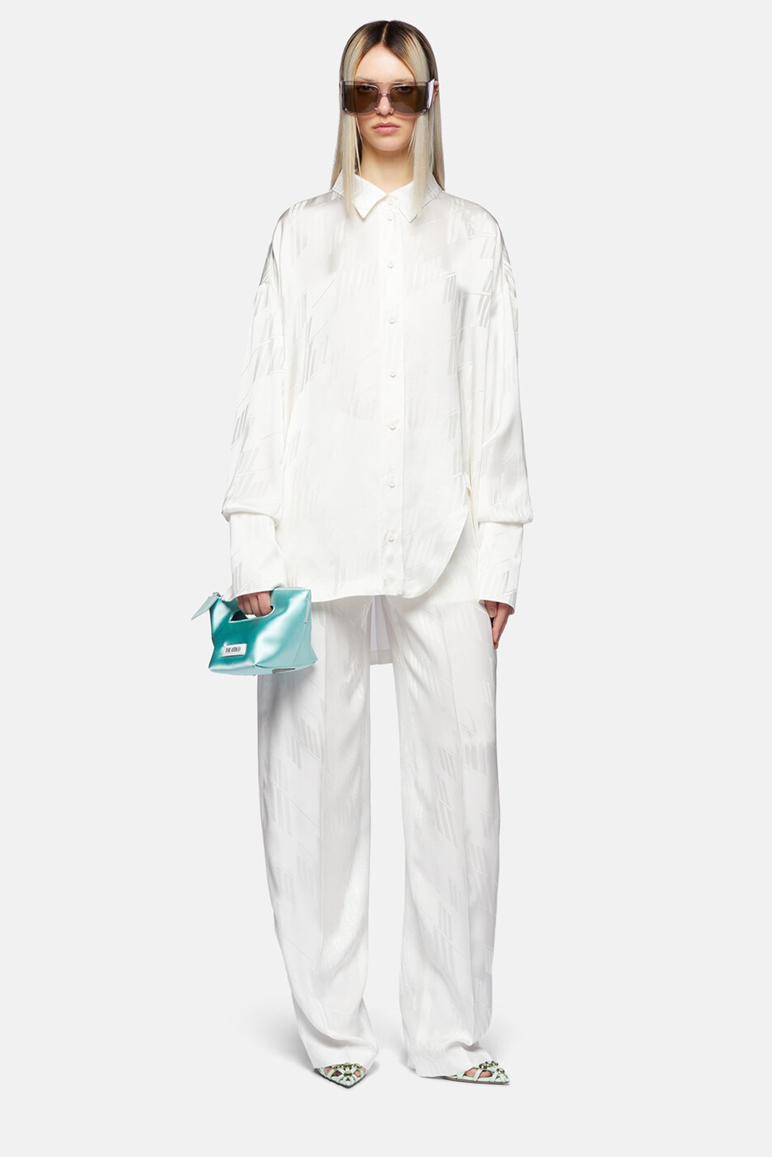 The Attico Jagger Long Pants in Milk available at The New Trend Australia.