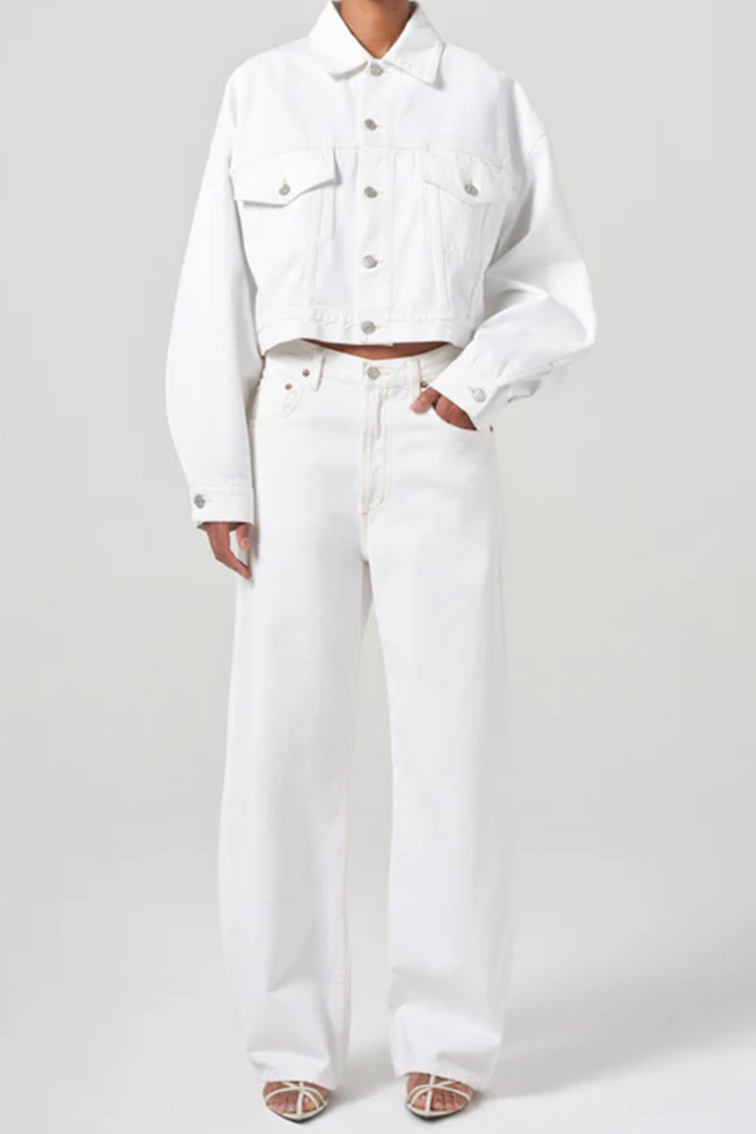 AGOLDE LOW CURVE JEAN IN MILKSHAKE | THE NEW TREND