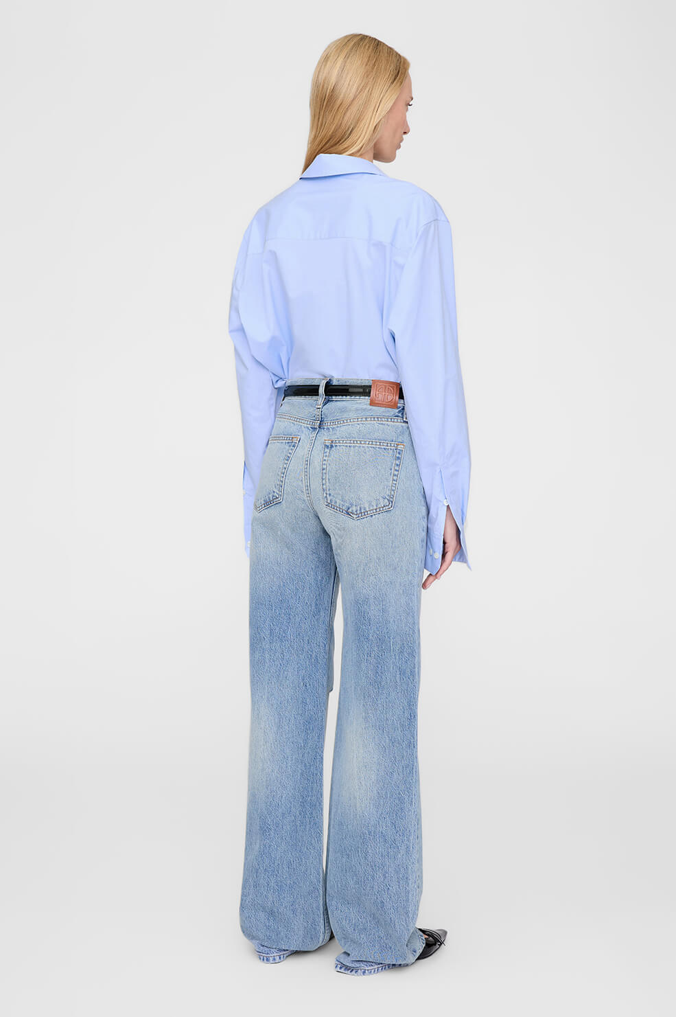 ANINE BING ESSIE SHIRT IN BLUE | THE NEW TREND