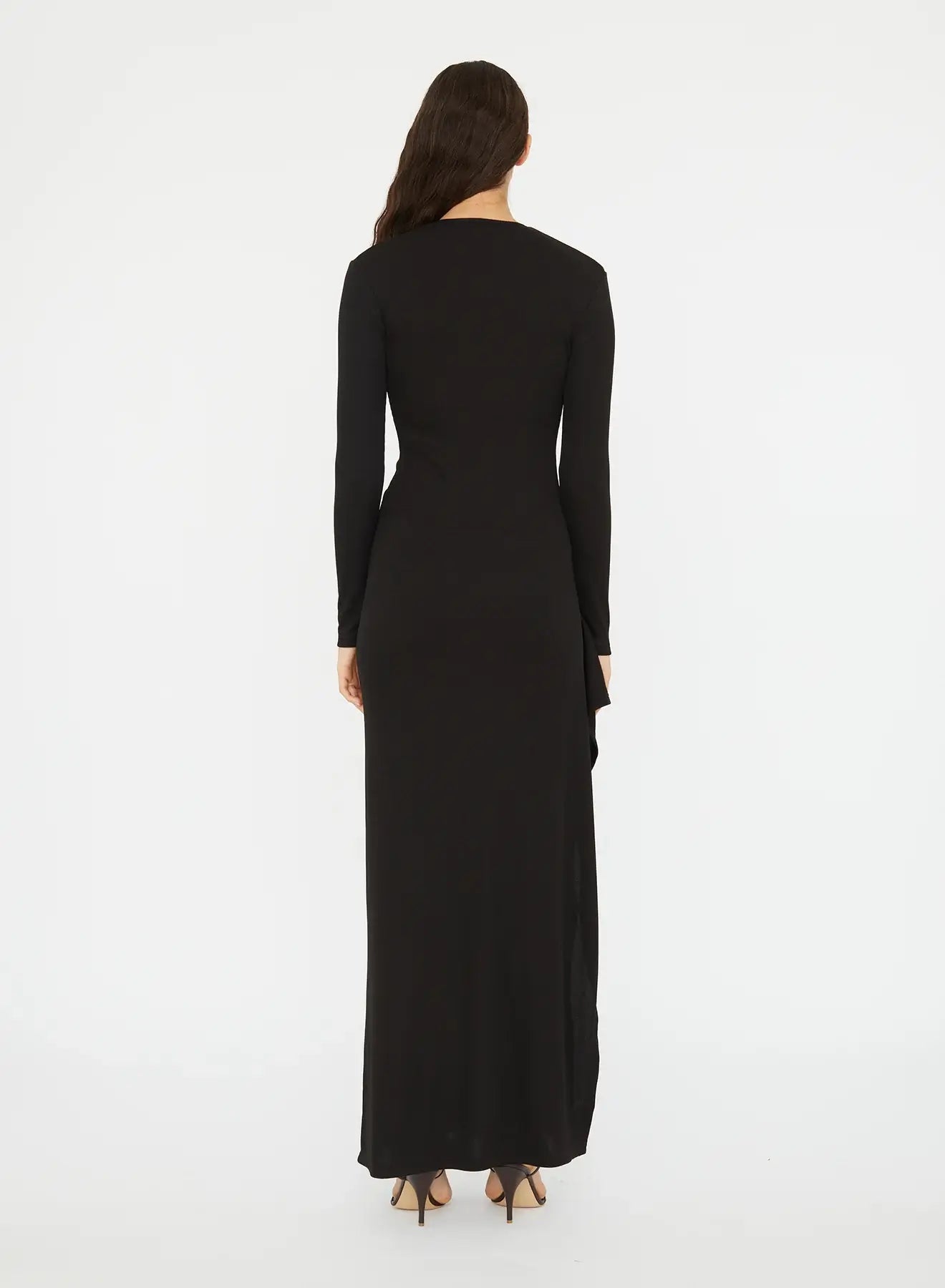 CHRISTOPHER ESBER MINERAL STONE CASCADE L/S DRESS | THE NEW TREND