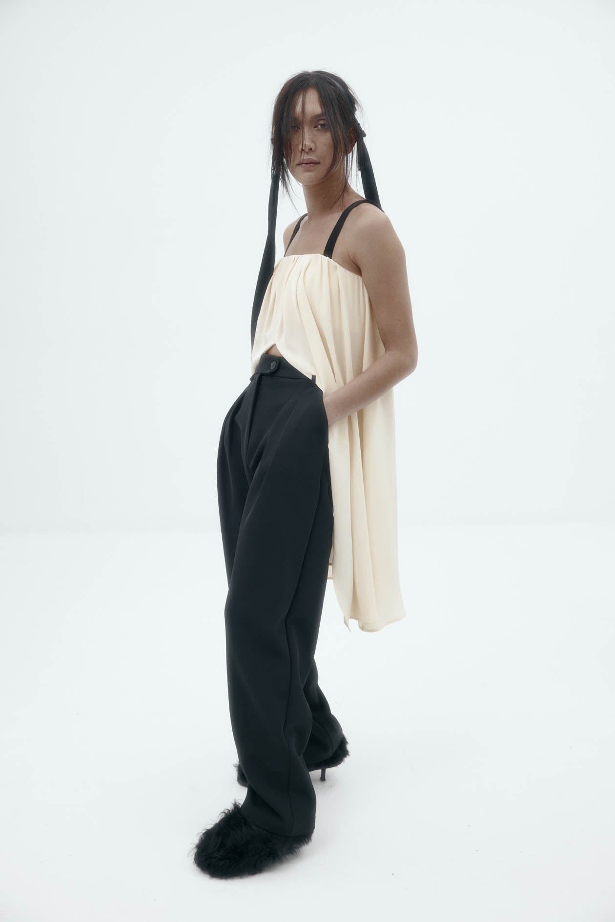 HARRIS TAPPER BOGART TOP IN VANILLA | THE NEW TREND