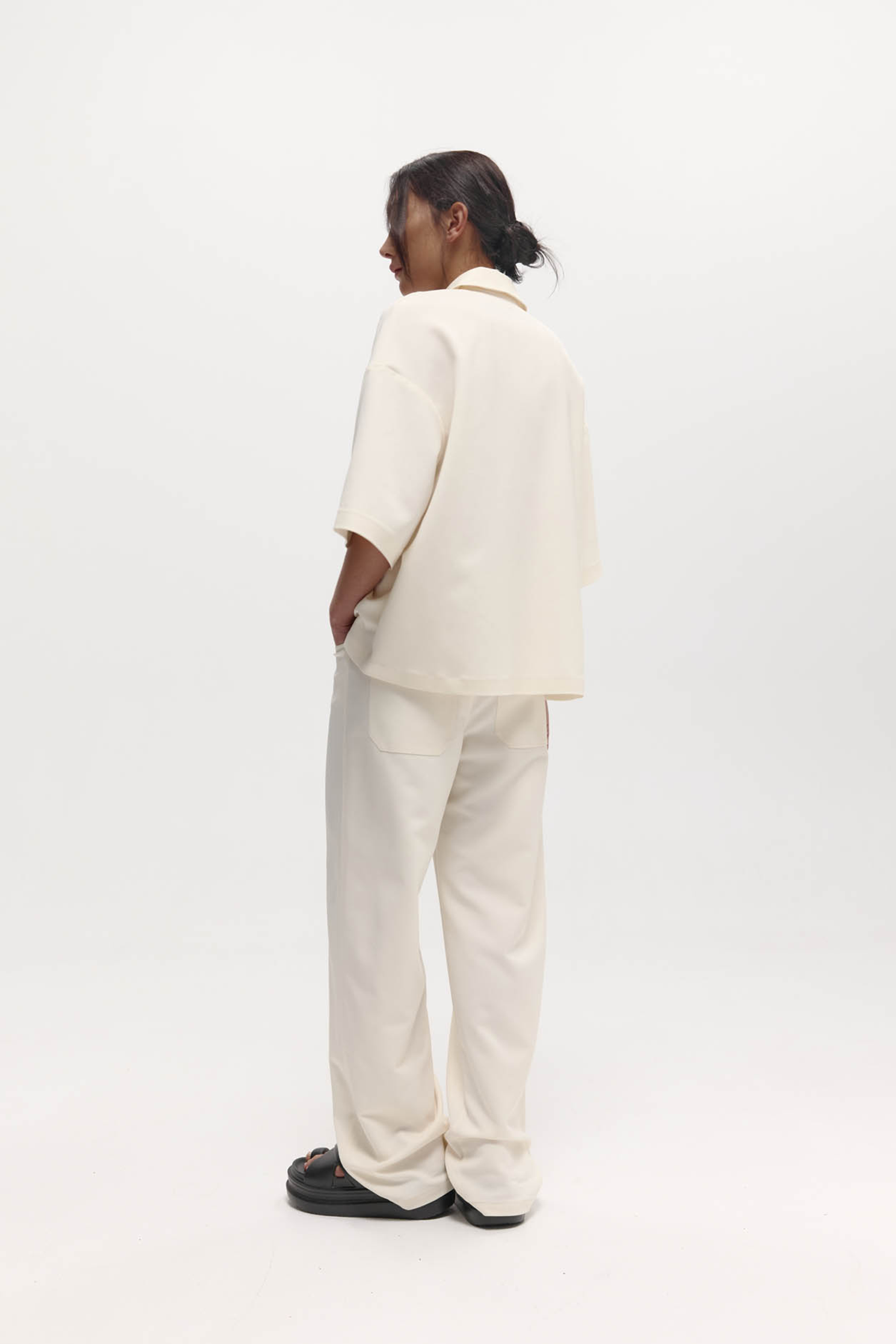 HARRIS TAPPER SHORT SLEEVE ORWELL POLO IN CREAM | THE NEW TREND