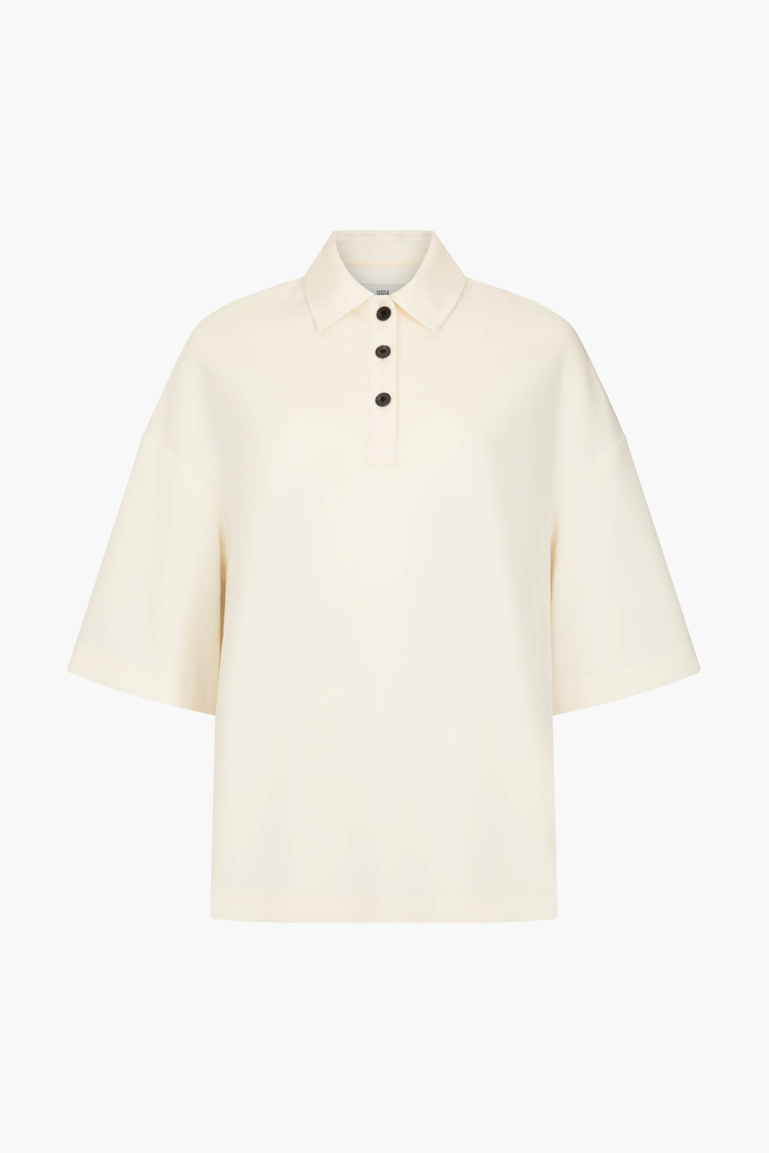 HARRIS TAPPER SHORT SLEEVE ORWELL POLO IN CREAM | THE NEW TREND