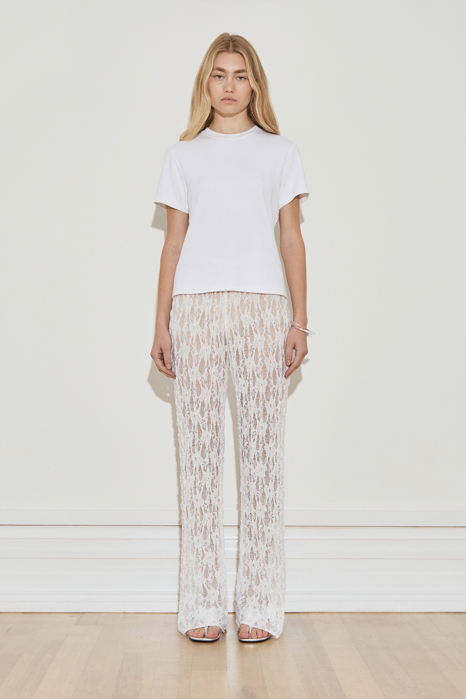MAISON ESSENTIELE LACE PANT IN CREAM | THE NEW TREND