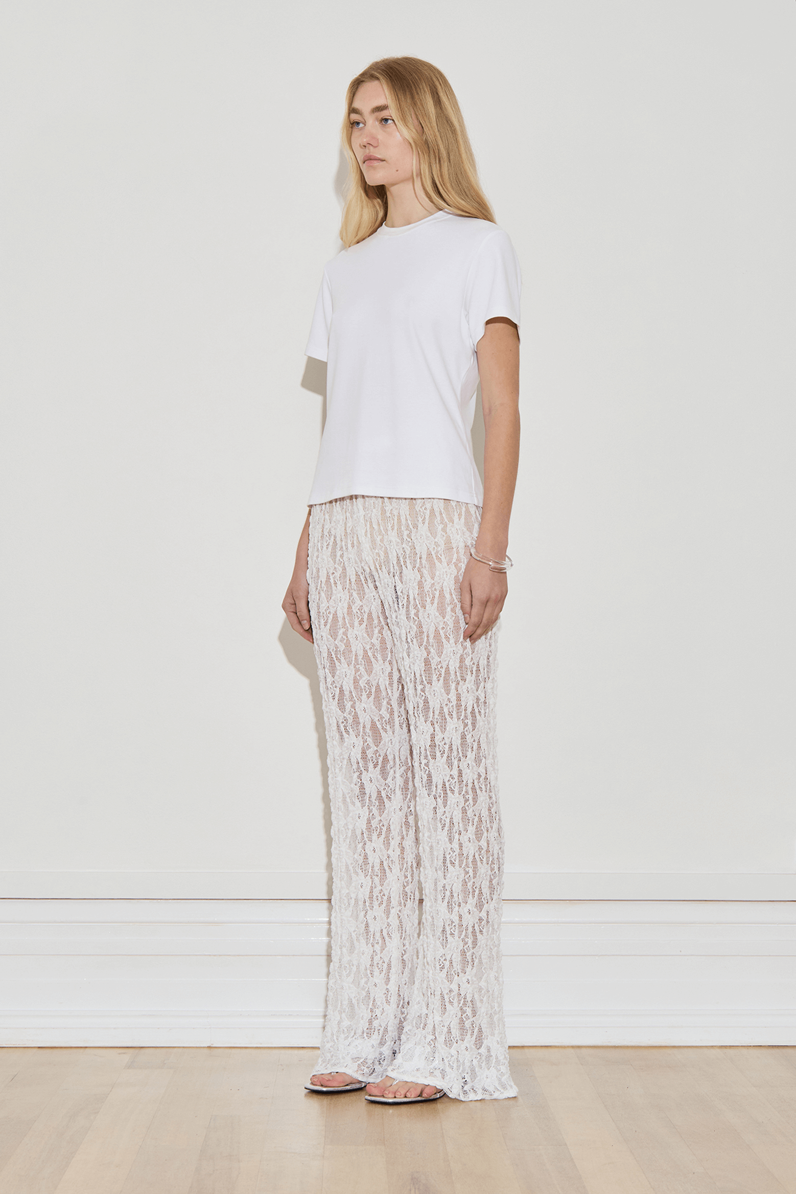 MAISON ESSENTIELE LACE PANT IN CREAM | THE NEW TREND