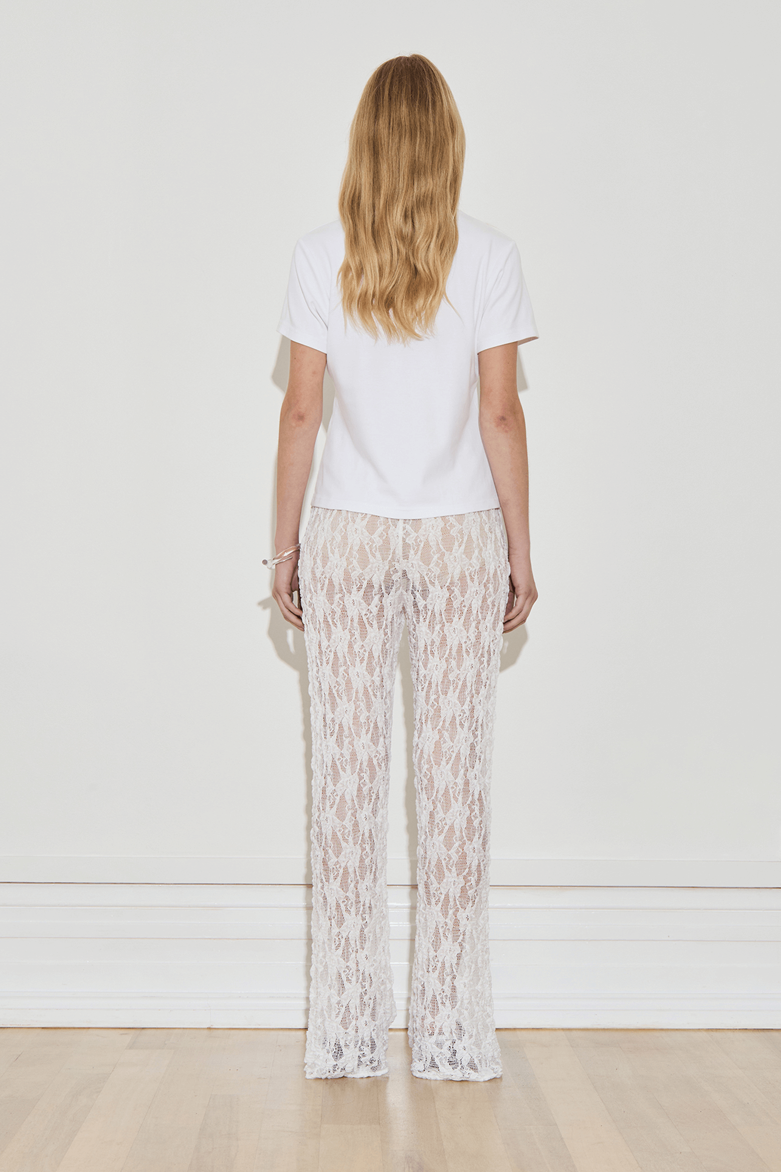 MAISON ESSENTIELE LACE PANT IN CREAM | THE NEW TREND