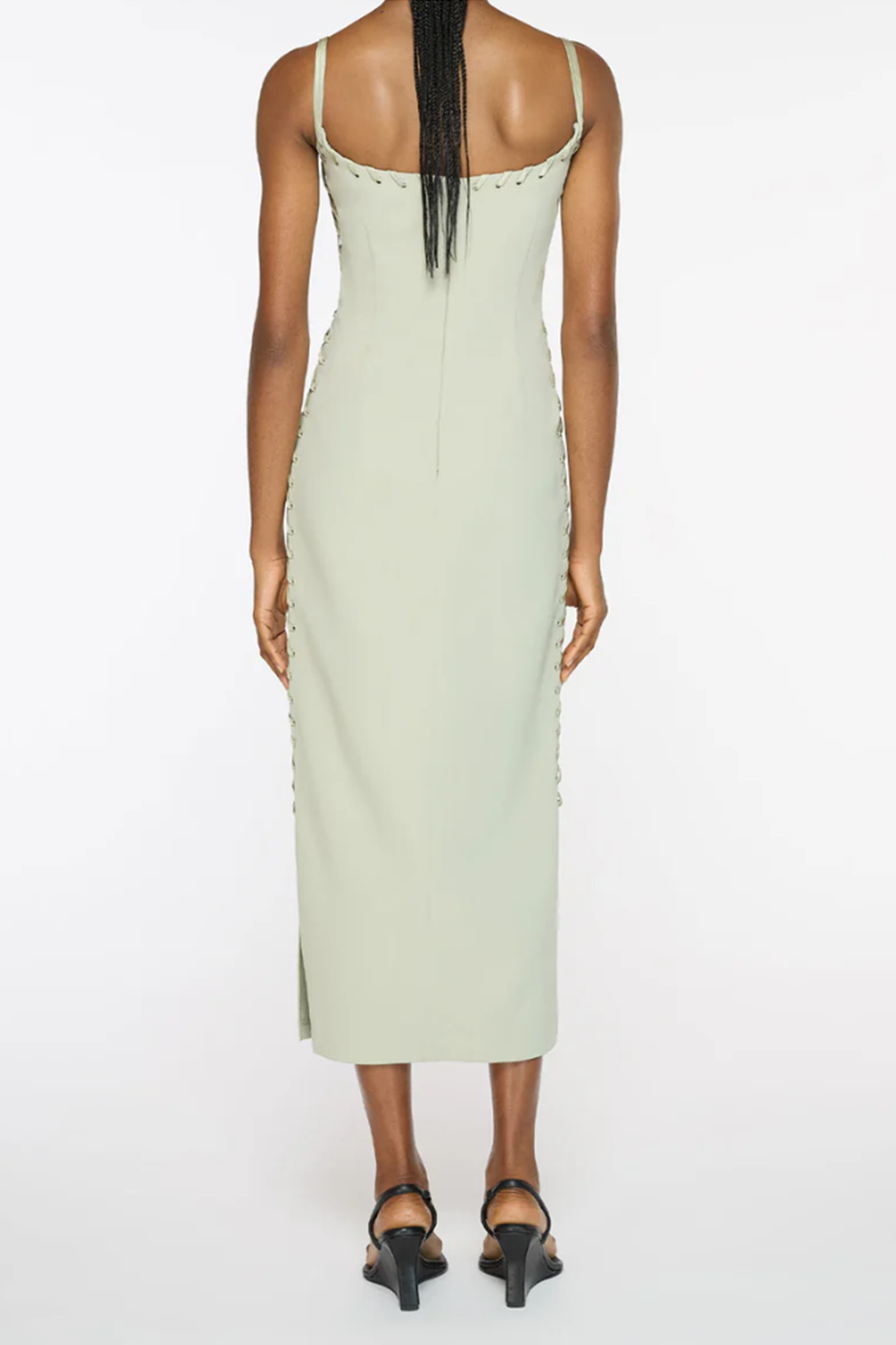 EYELET HEART DRESS