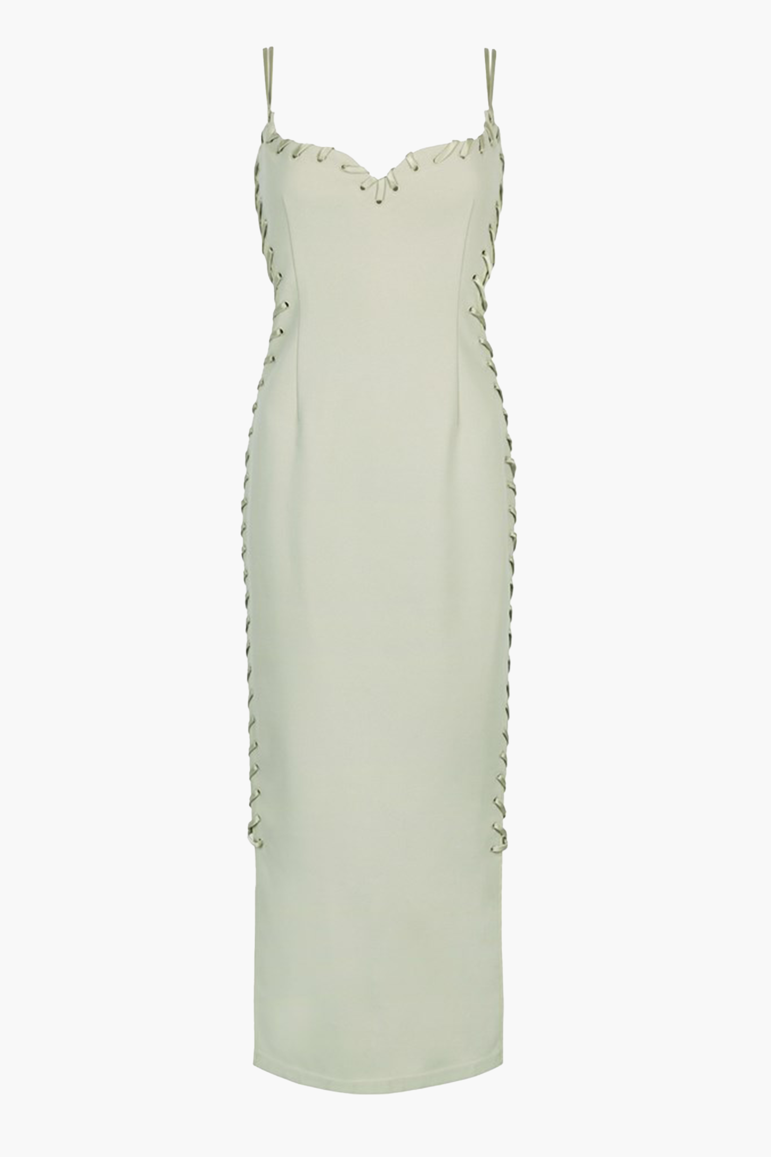 PARIS GEORGIA EYELET HEART DRESS IN DUNE | THE NEW TREND
