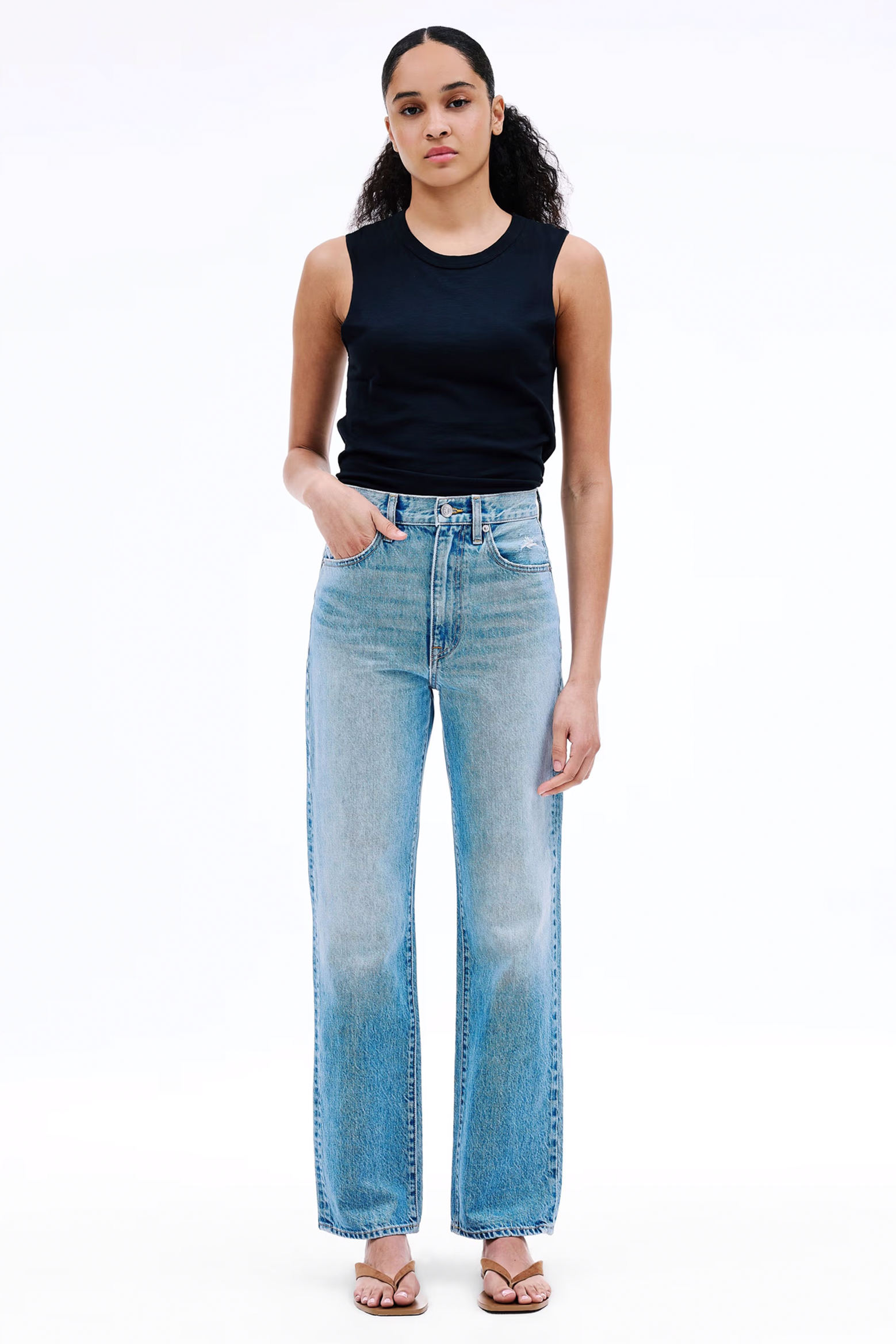 LONDON HIGH RISE STRAIGHT LEG JEAN