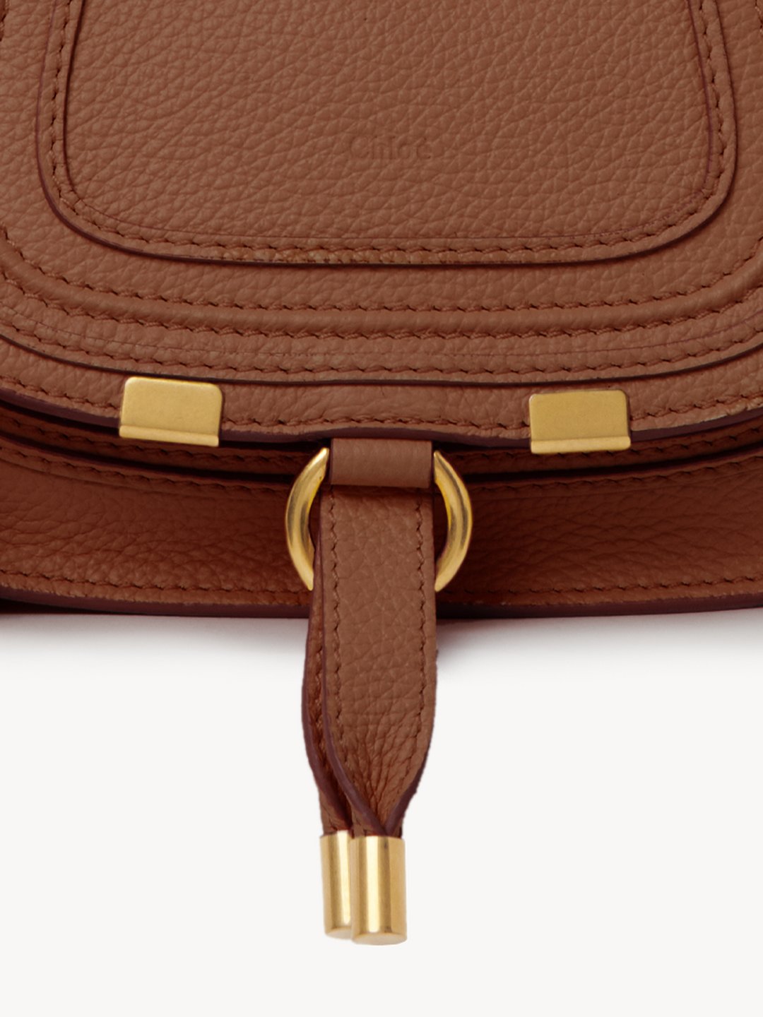 CHLOÉ Marcie Mini Double Carry Bag in Tan | The New Trend