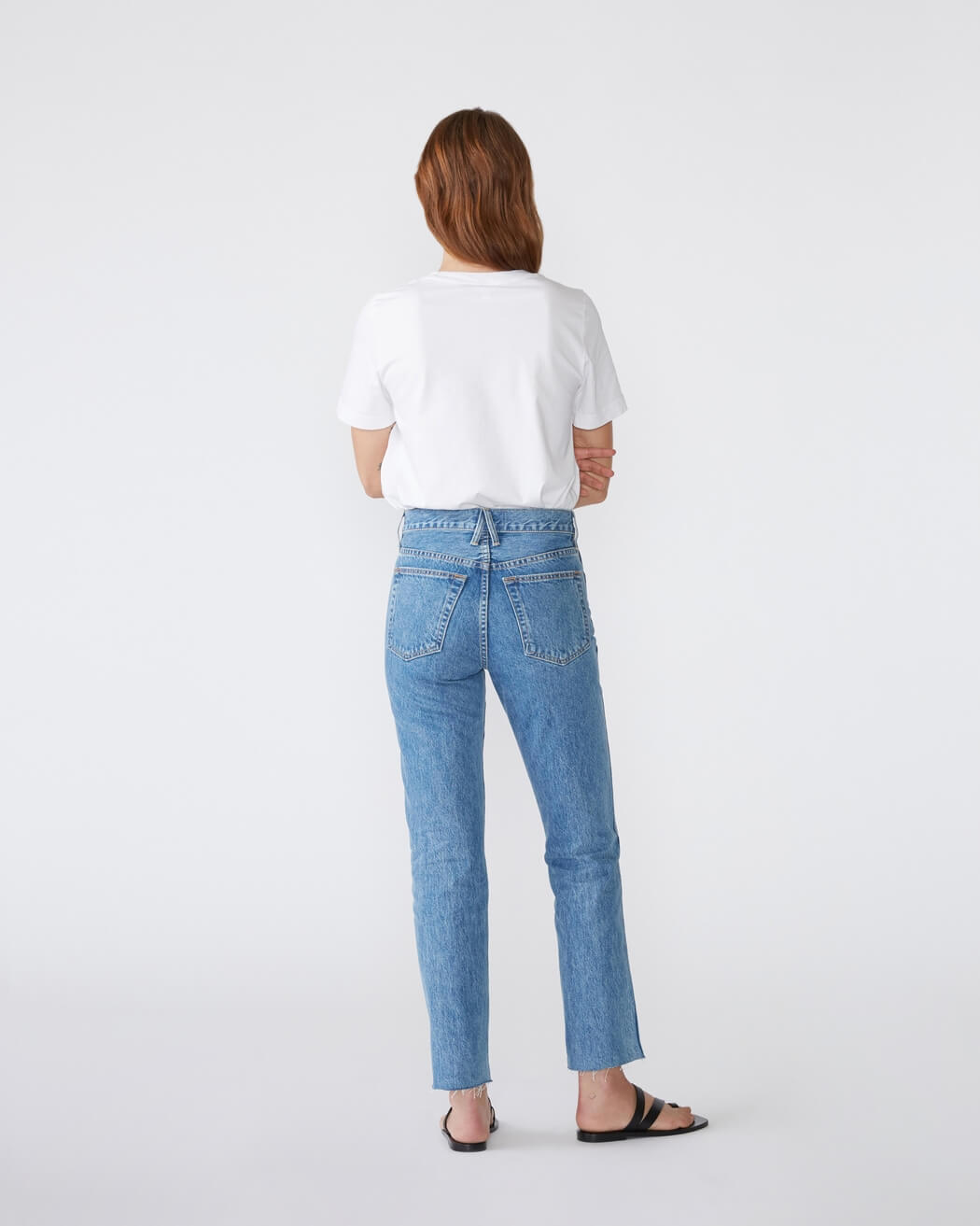 SLVRLAKE Hero High Rise Slim Leg Jean in Pacific from The New Trend