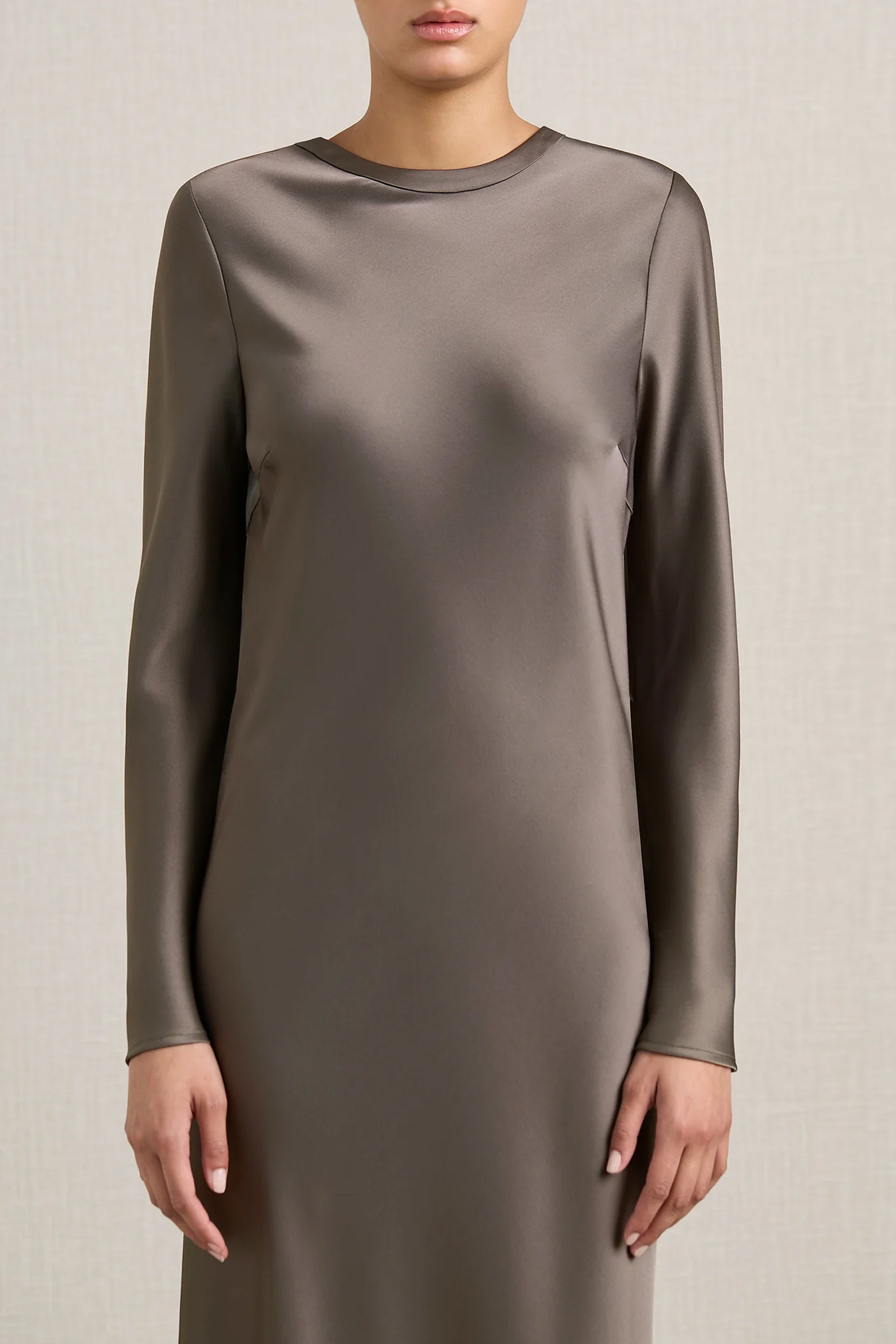 The A Emery Lowe Dress in Graphite available at The New Trend Australia