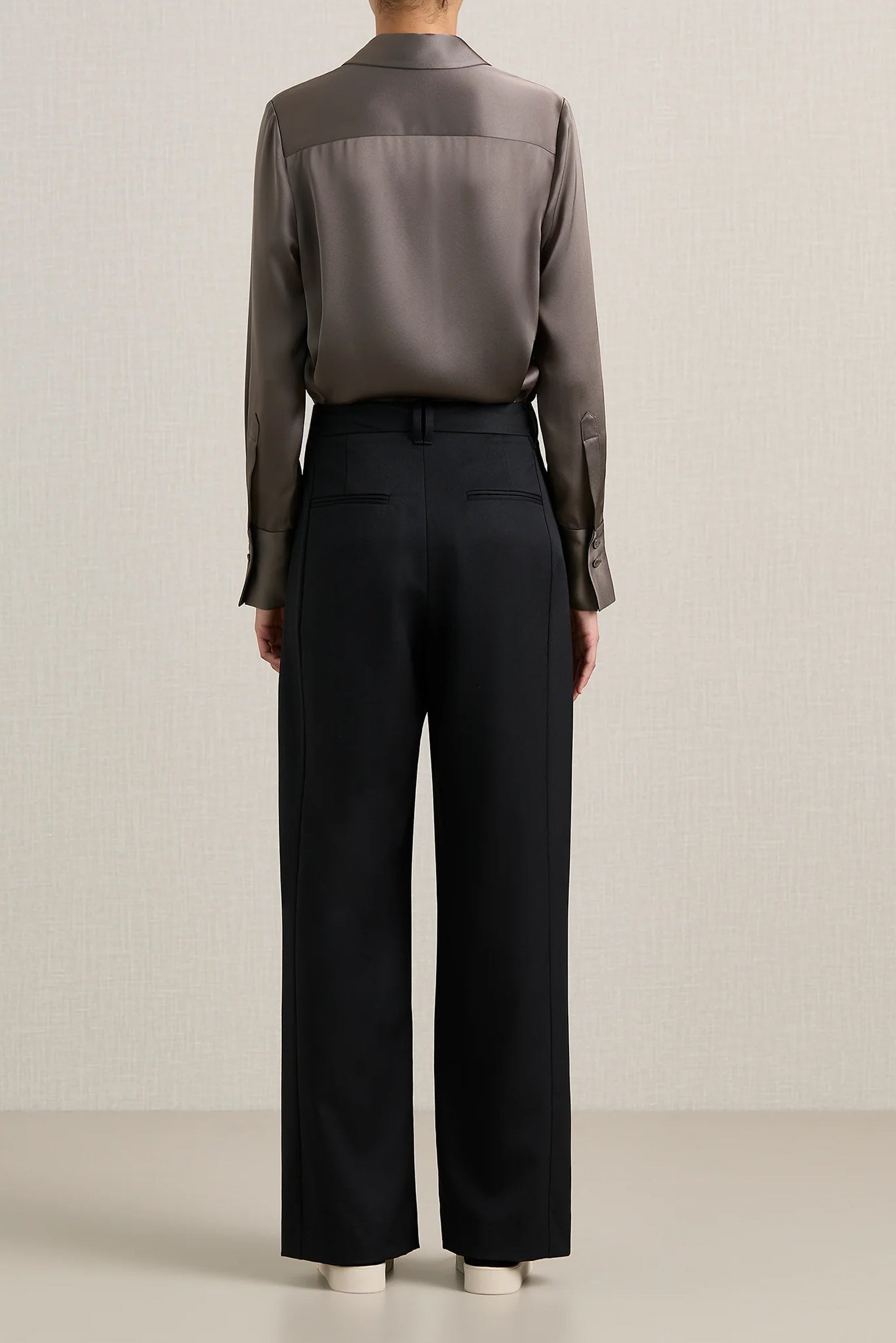 The A Emery Philippa Shirt in Graphite available at The New Trend Australia