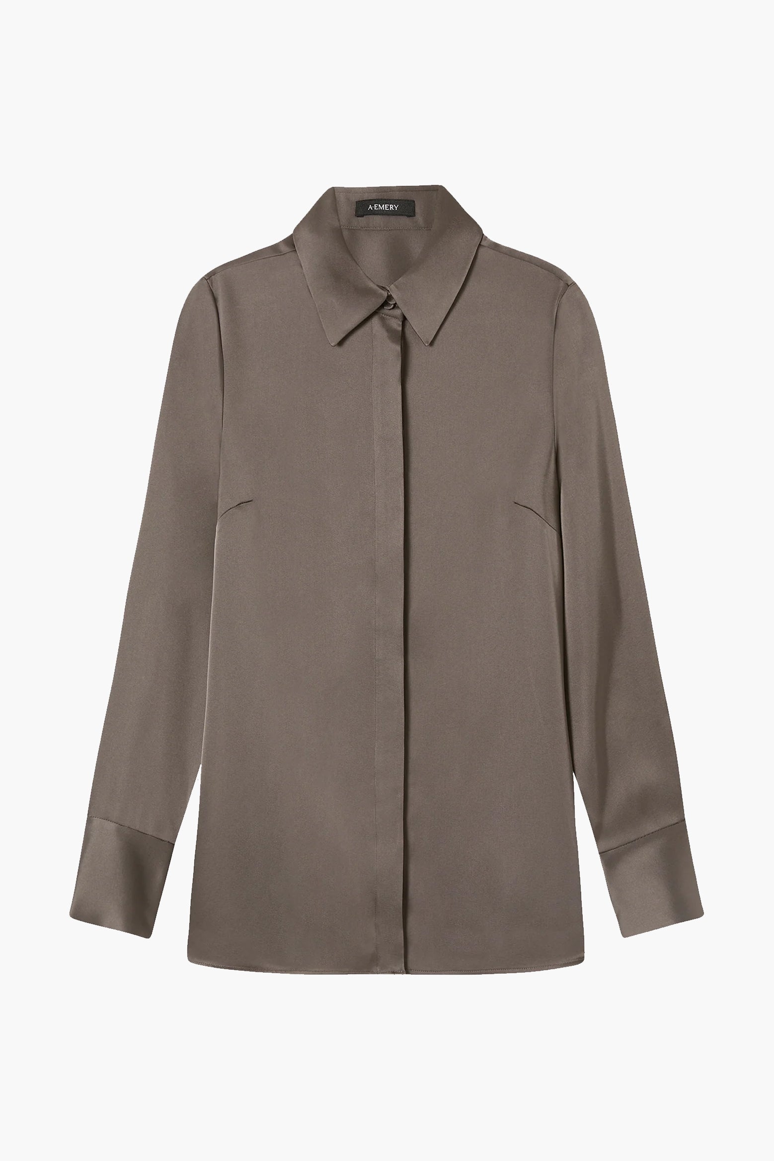 The A Emery Philippa Shirt in Graphite available at The New Trend Australia