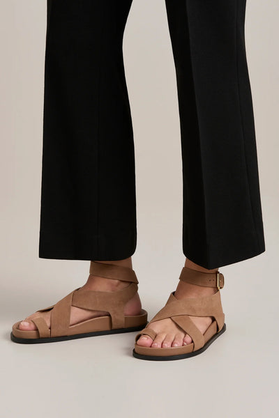 A.EMERY Jalen Sandal in Nutmeg Suede The New Trend