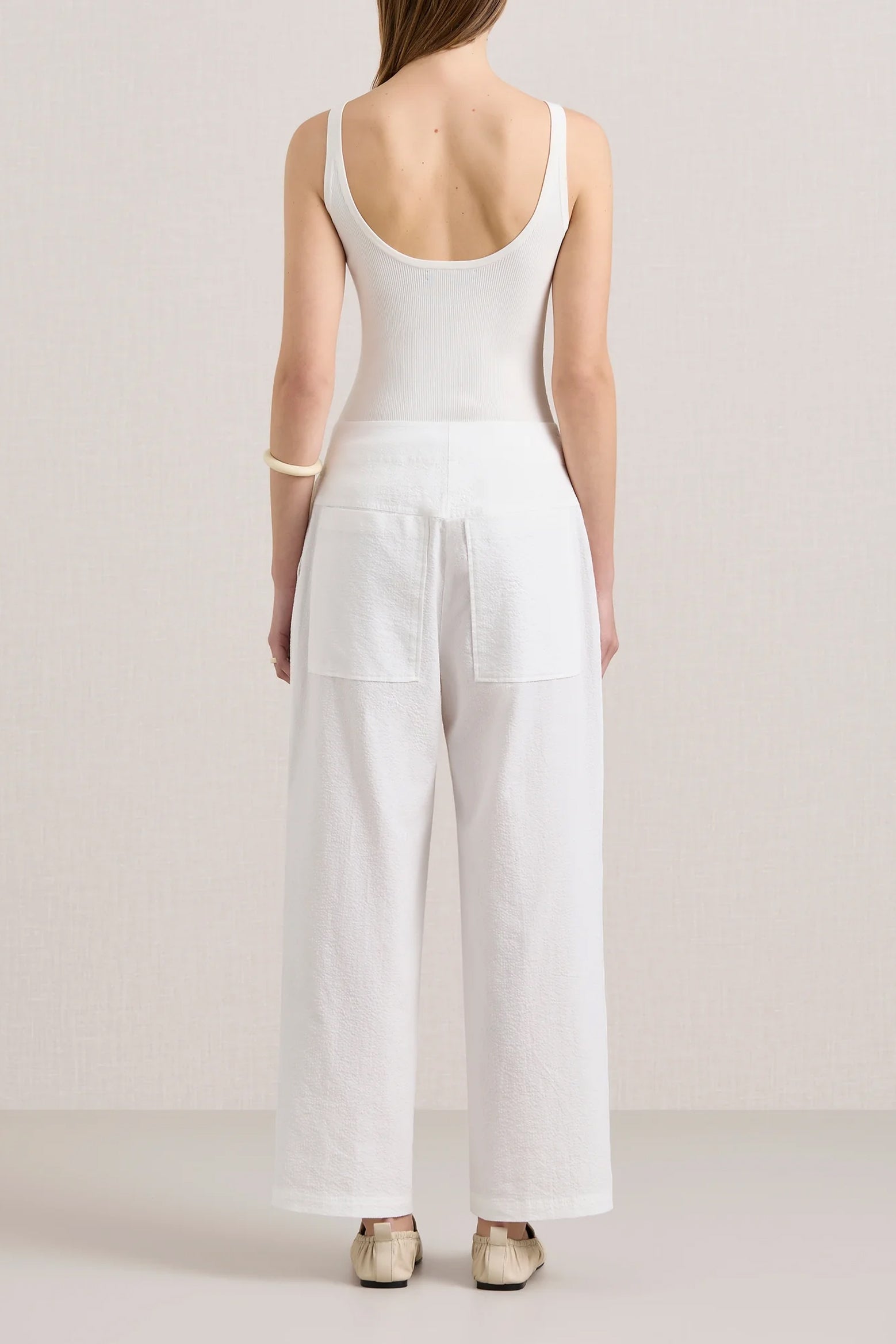 A.Emery Verna Tank in Parchment available at The New Trend Australia.