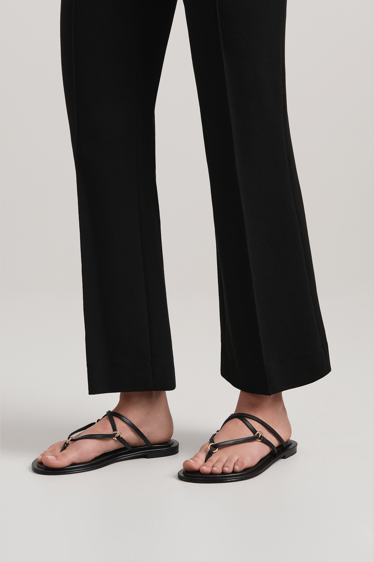 A.EMERY NANAKA SANDAL IN BLACK | THE NEW TREND