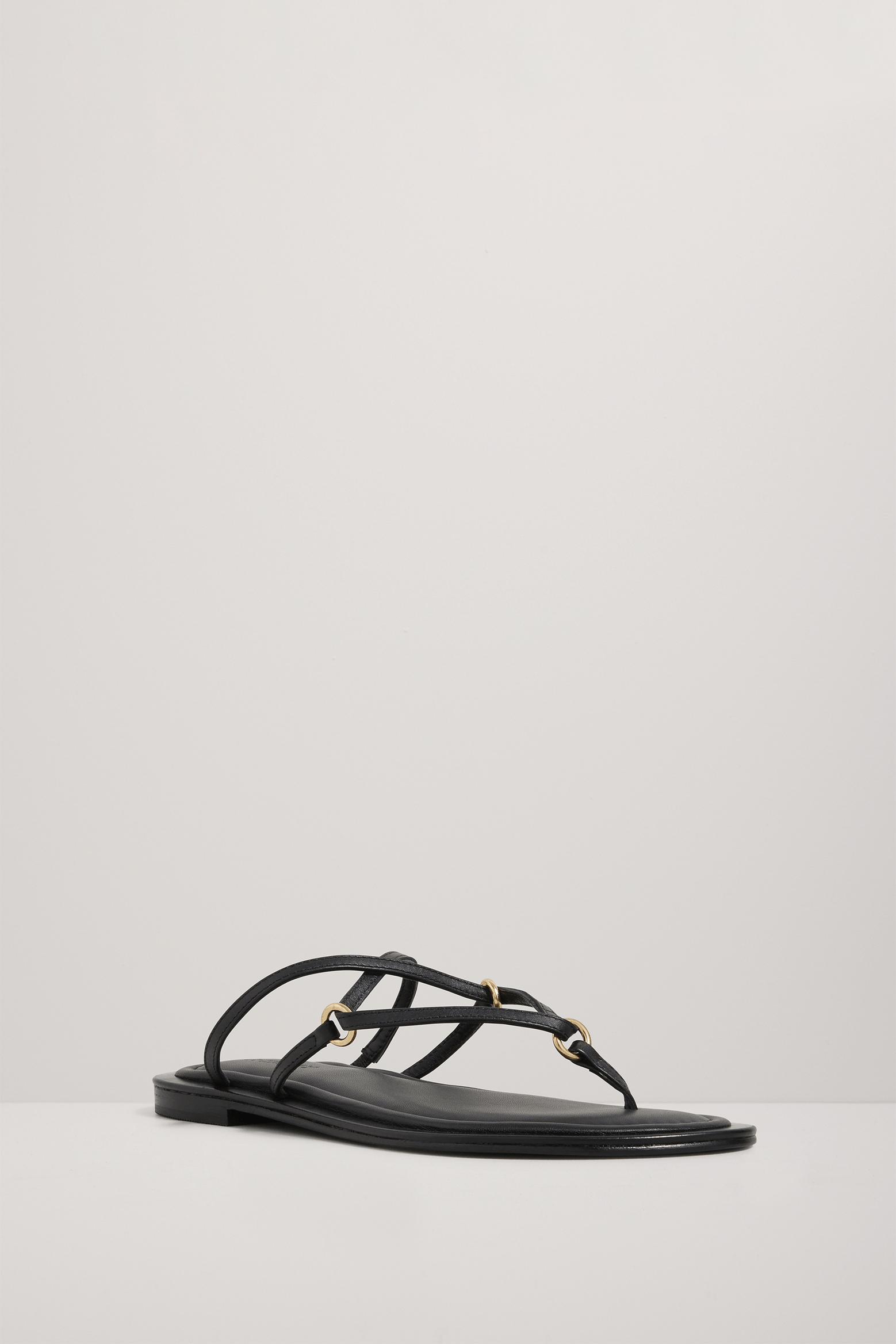 A.EMERY NANAKA SANDAL IN BLACK | THE NEW TREND