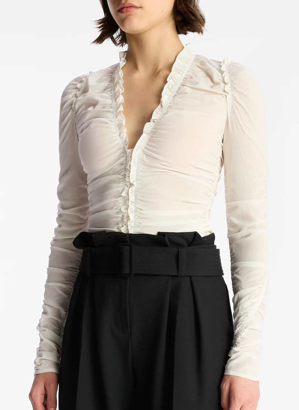 A.L.C Beckett Top in Whisper White available at The New Trend Australia.