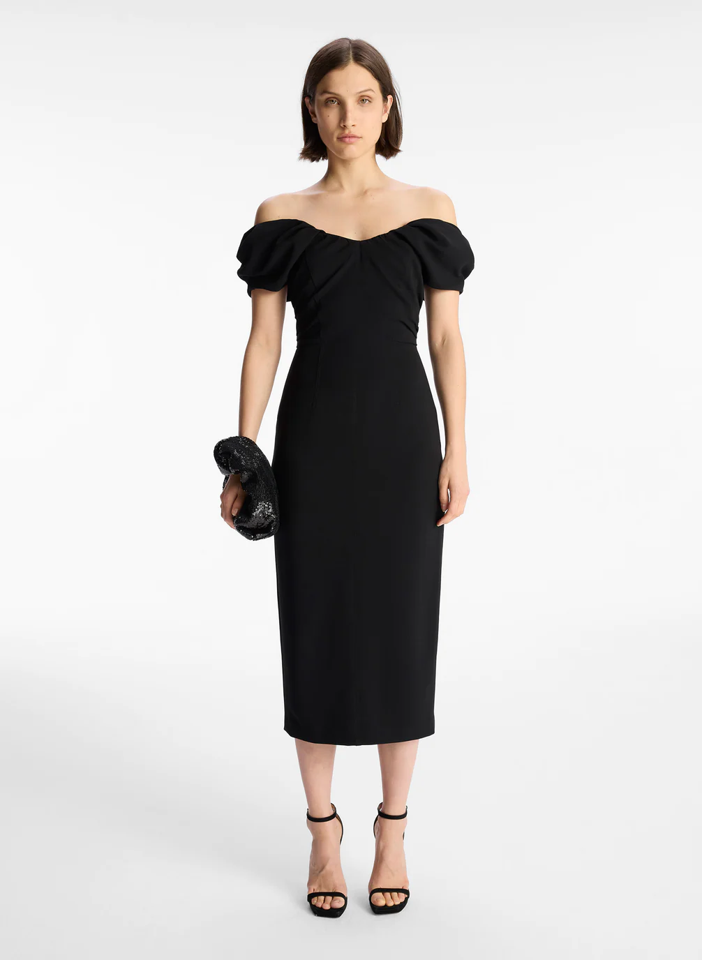 A.L.C Nora Dress in Black available at The New Trend Australia.